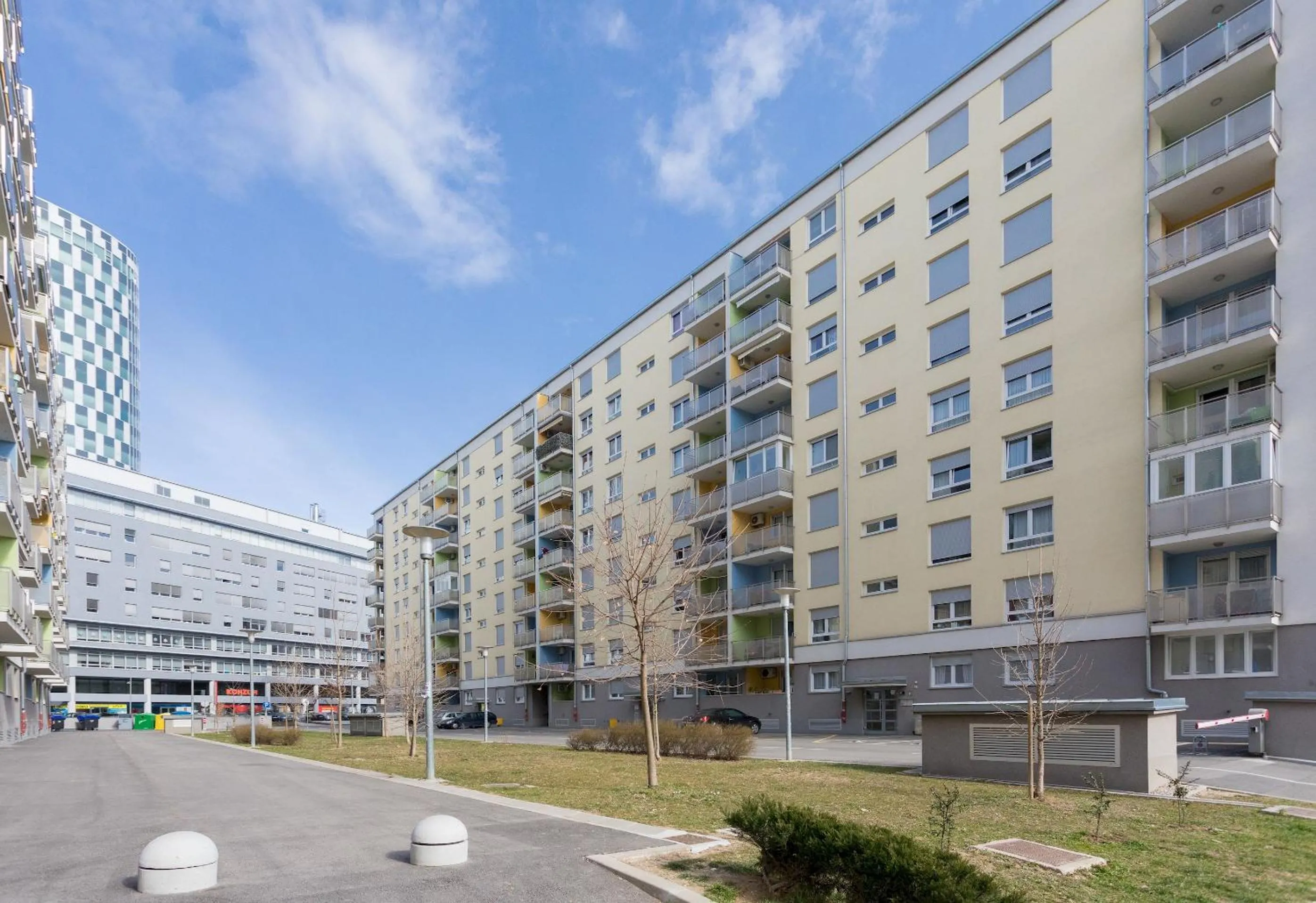 Property building in Cute and Sunny Studio in Zagreb with Balcony & Free Parking