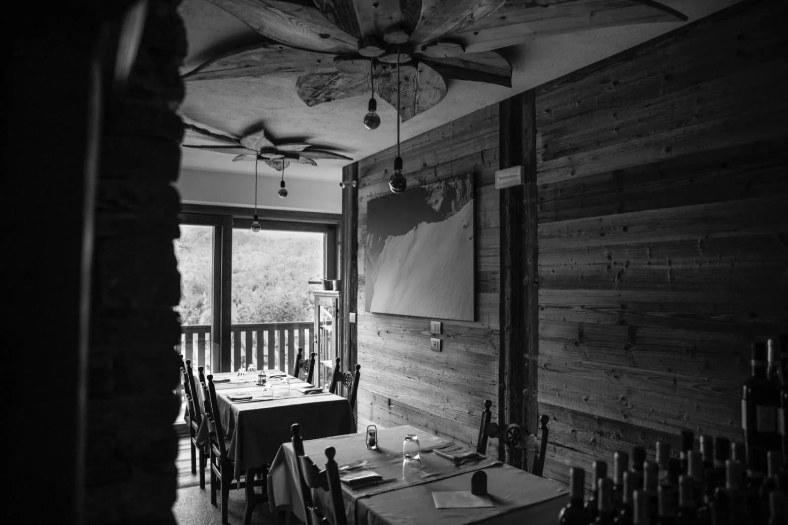 Dining area in Hotel Edelweiss