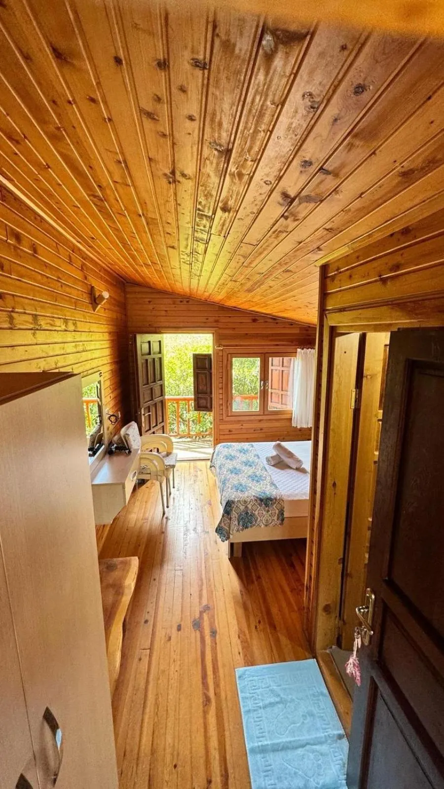 Bed in Turkuaz Bungalows