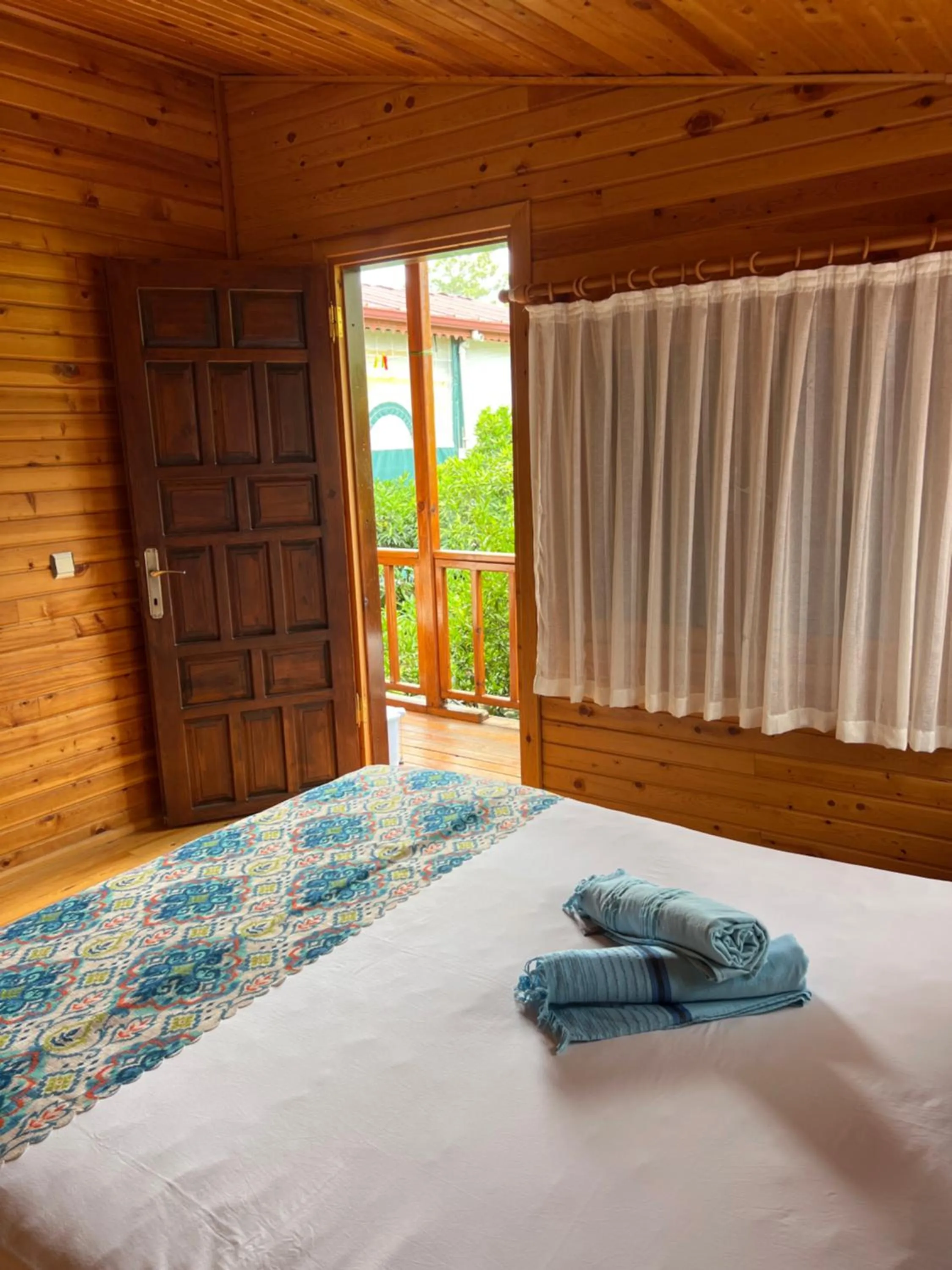 Bed in Turkuaz Bungalows