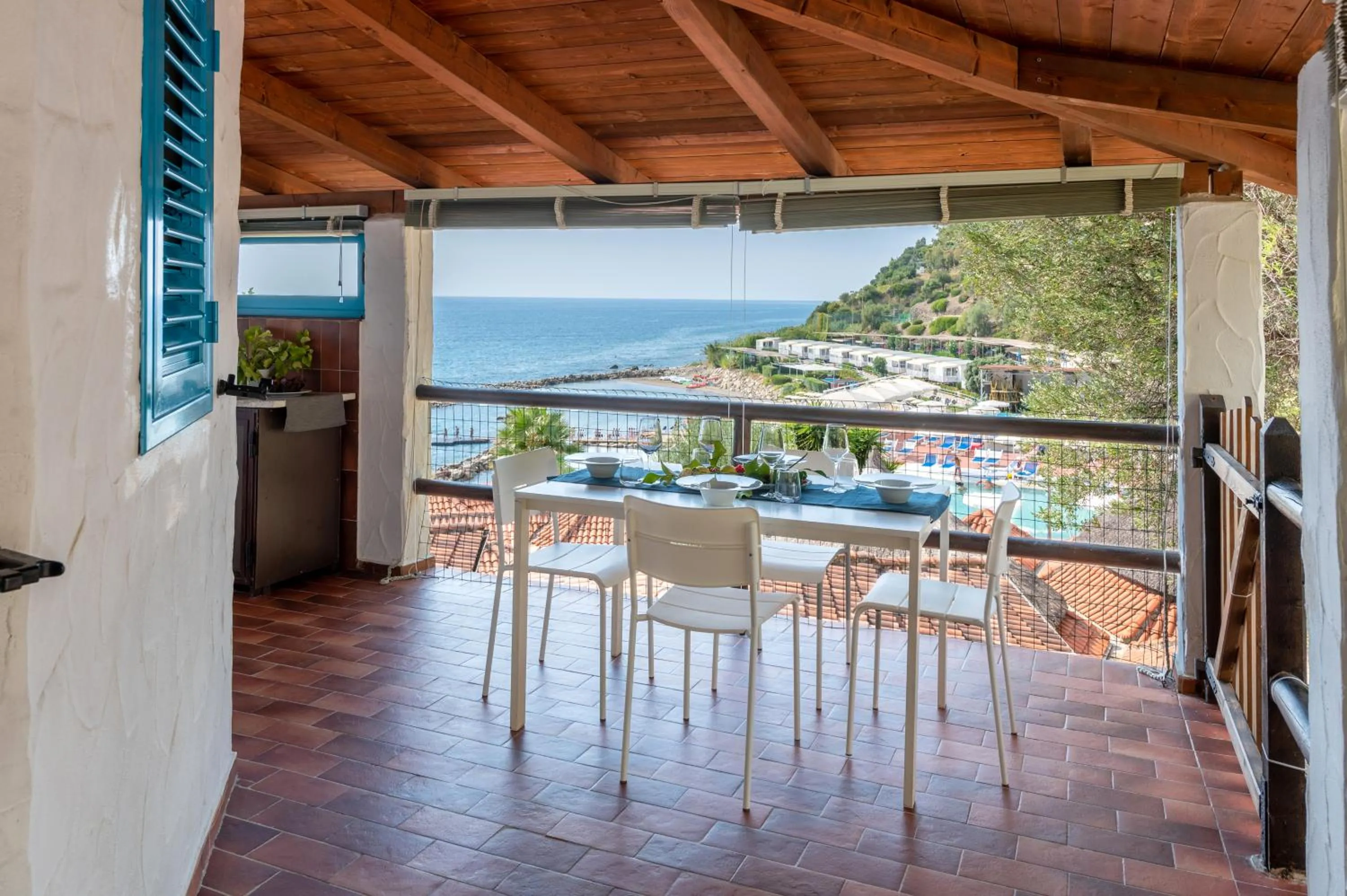 Patio in Resort Baia del Silenzio