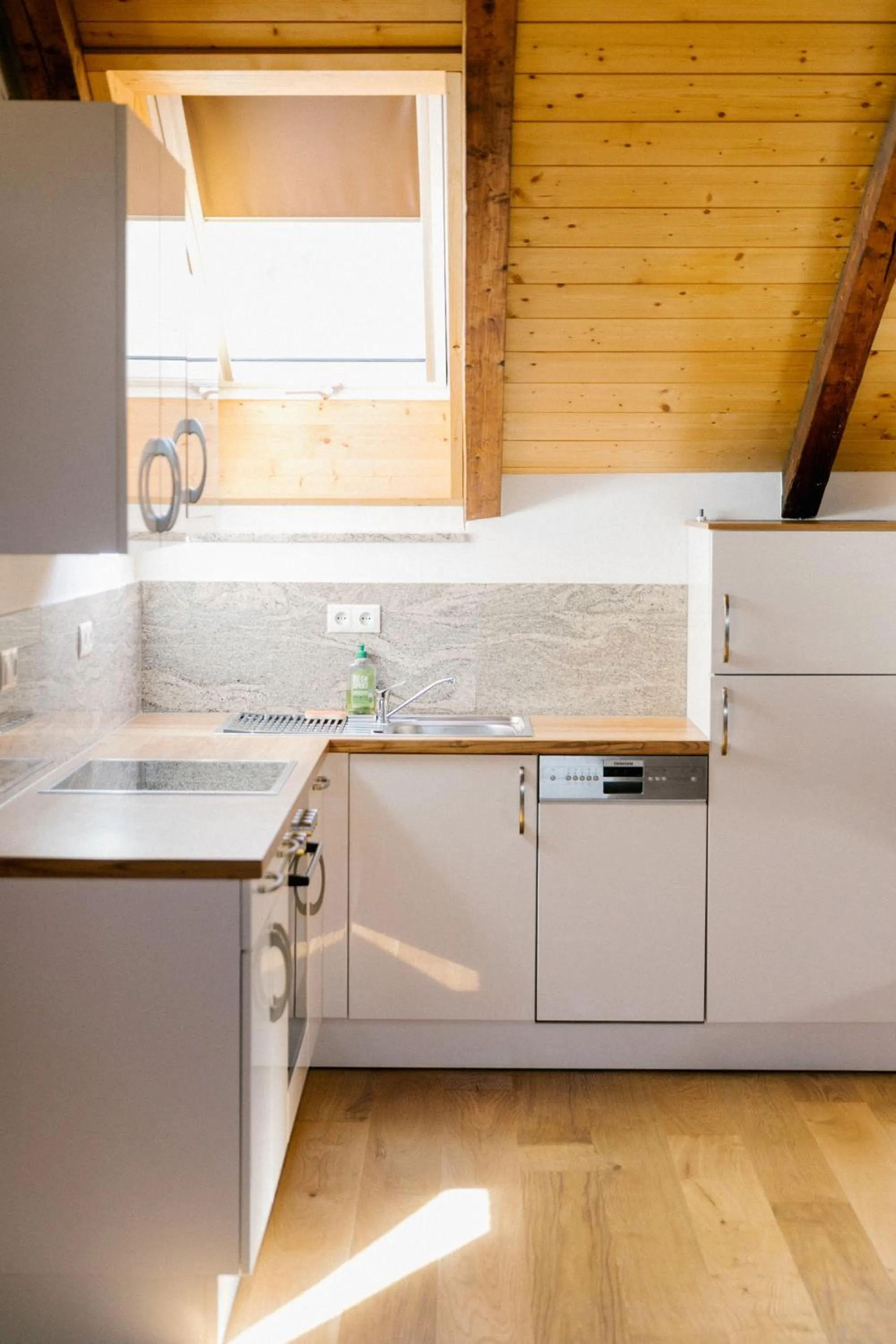 Kitchen or kitchenette in Hotel Vogtareuther-Hof