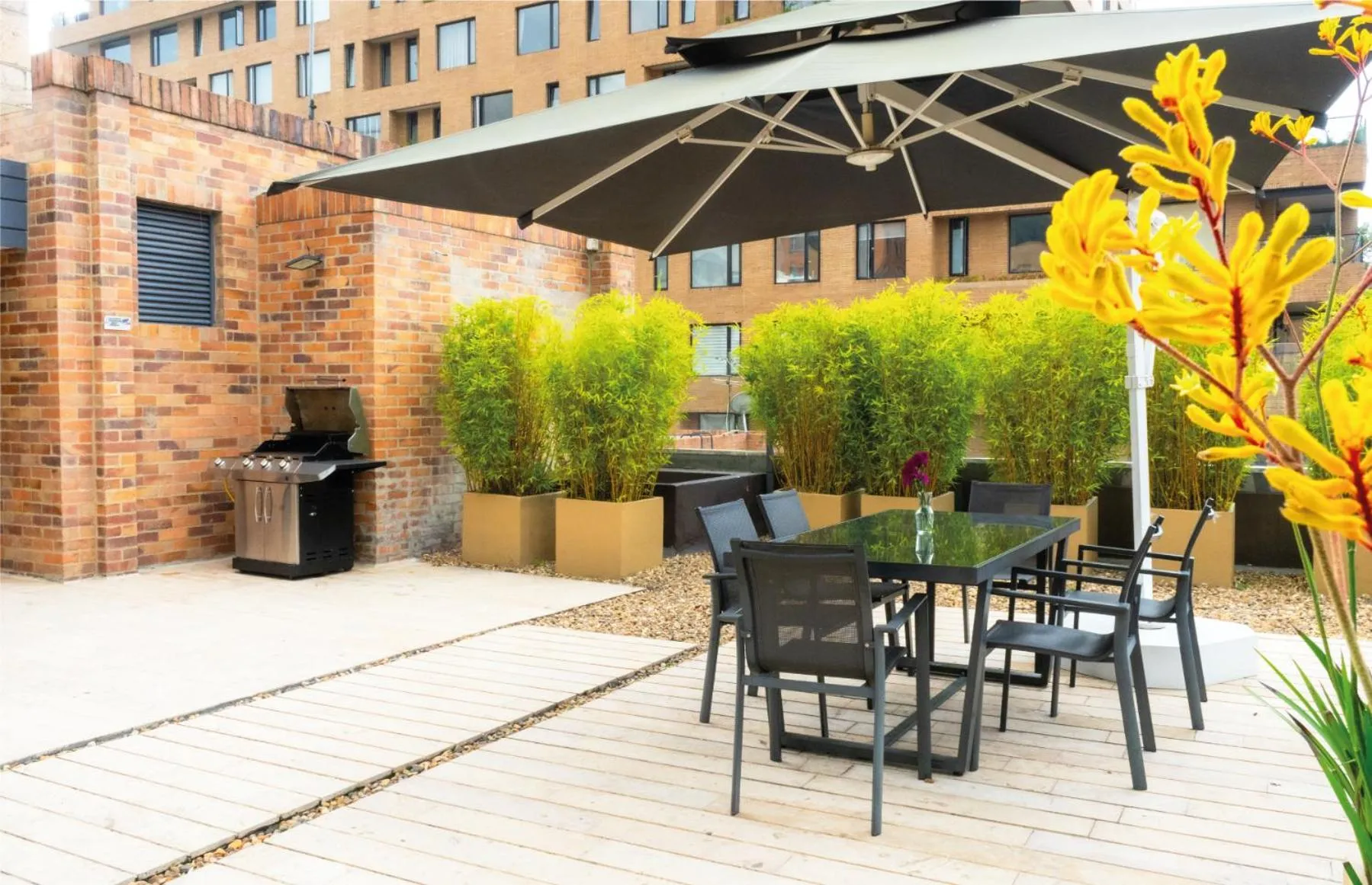 Balcony/Terrace in Central Apartamentos Bogotá