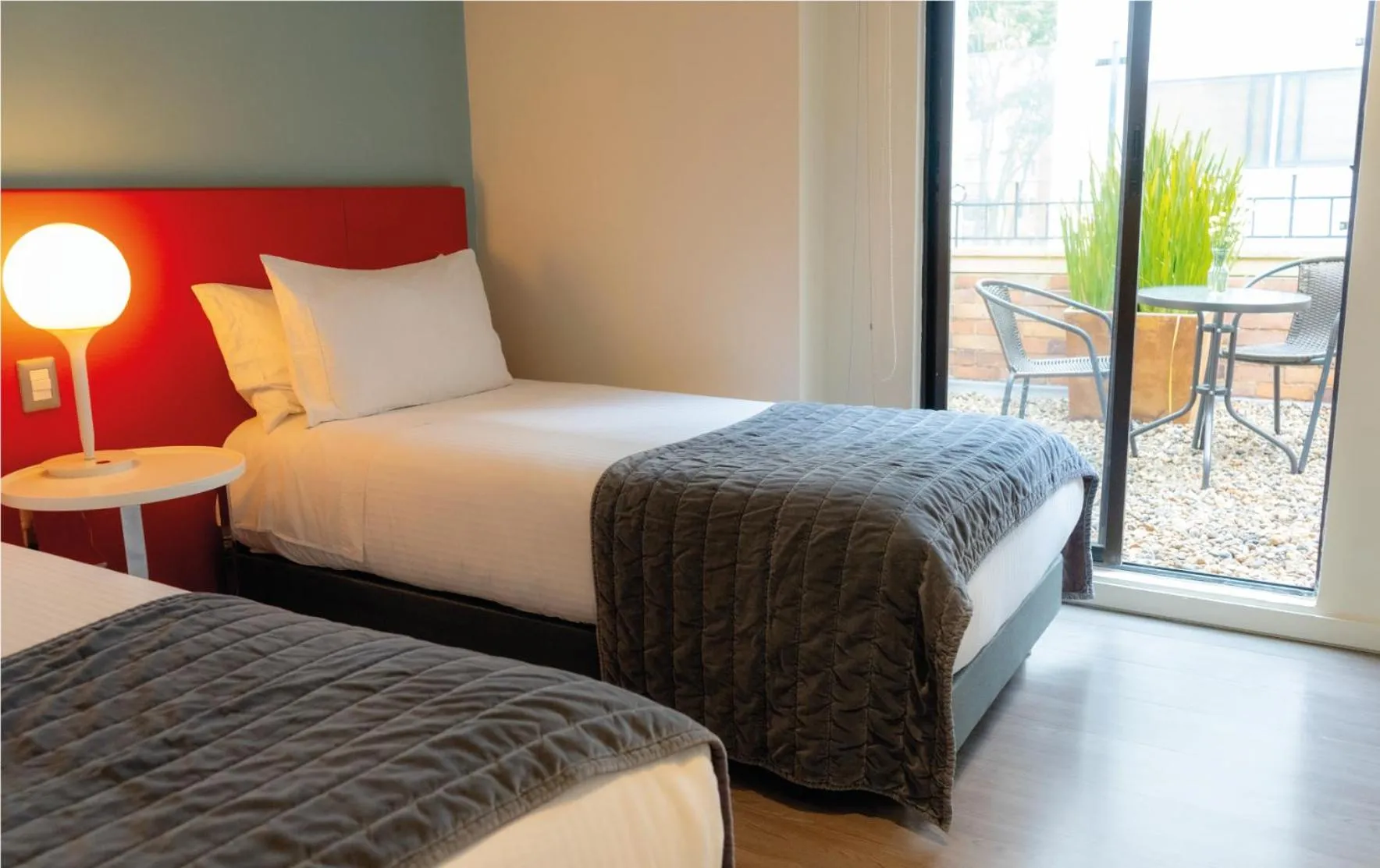 Bedroom, Bed in Central Apartamentos Bogotá