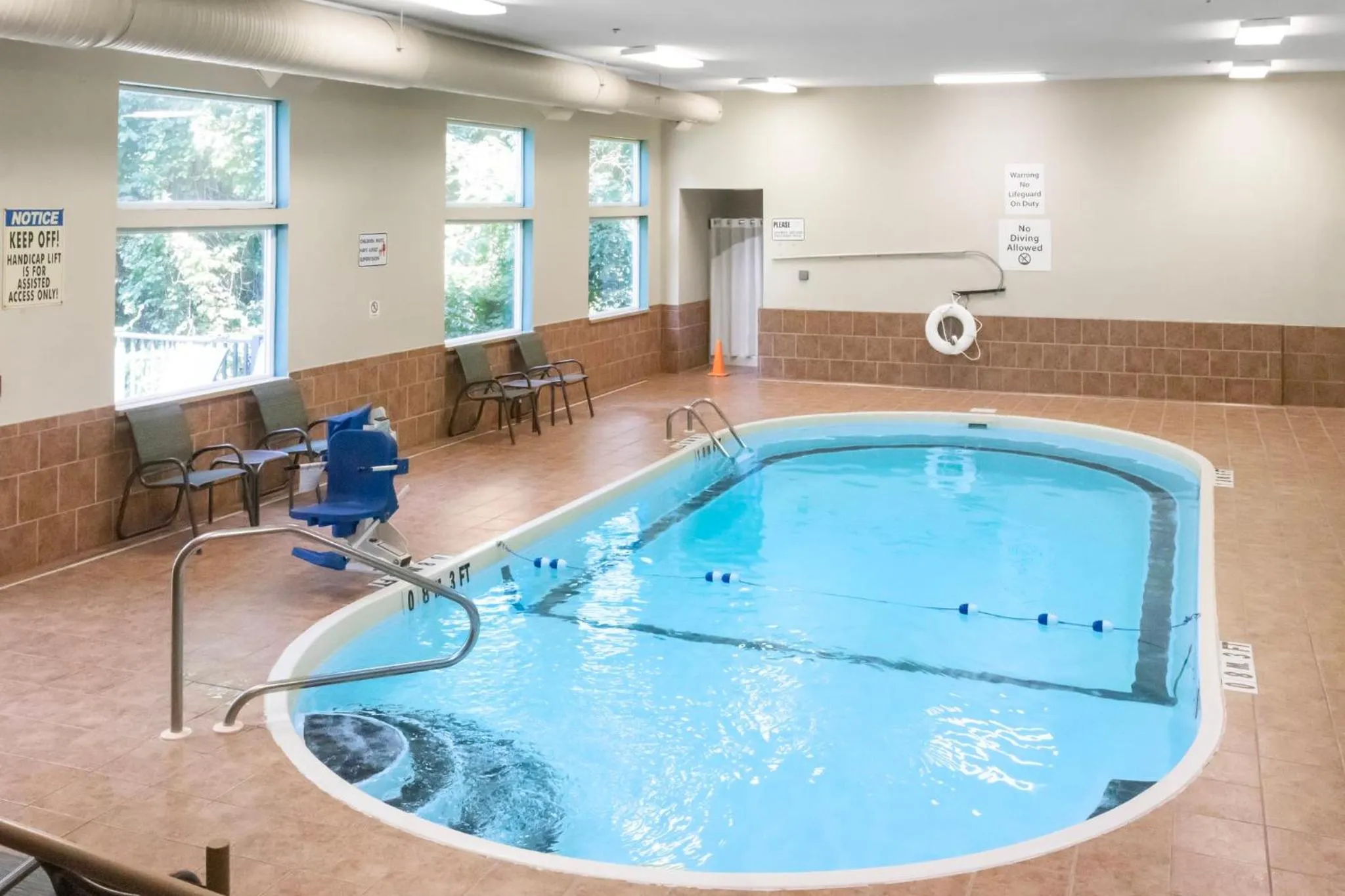 Swimming pool in Holiday Inn Express - Ludlow - Chicopee Area by IHG