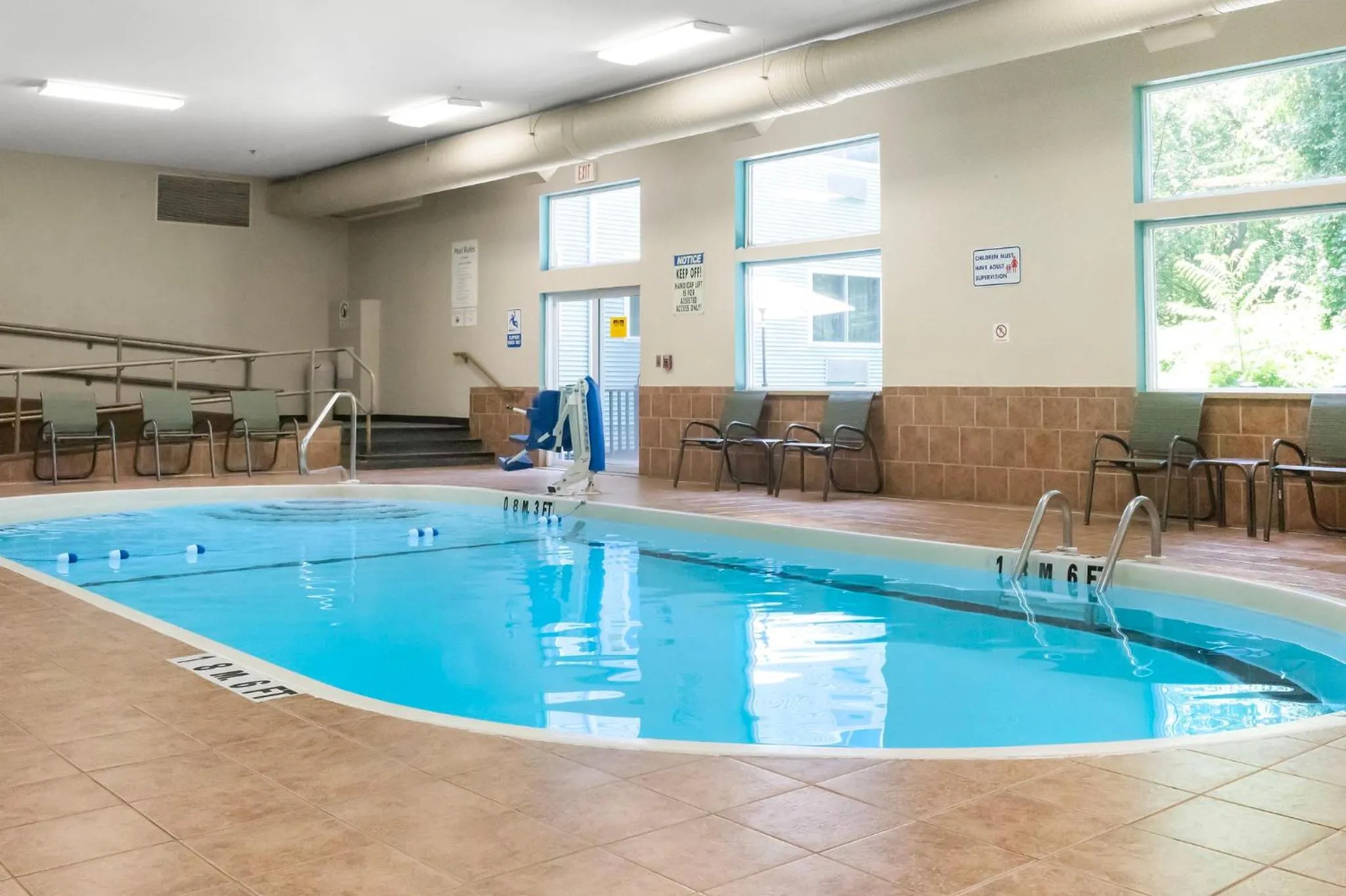 Swimming pool in Holiday Inn Express - Ludlow - Chicopee Area by IHG