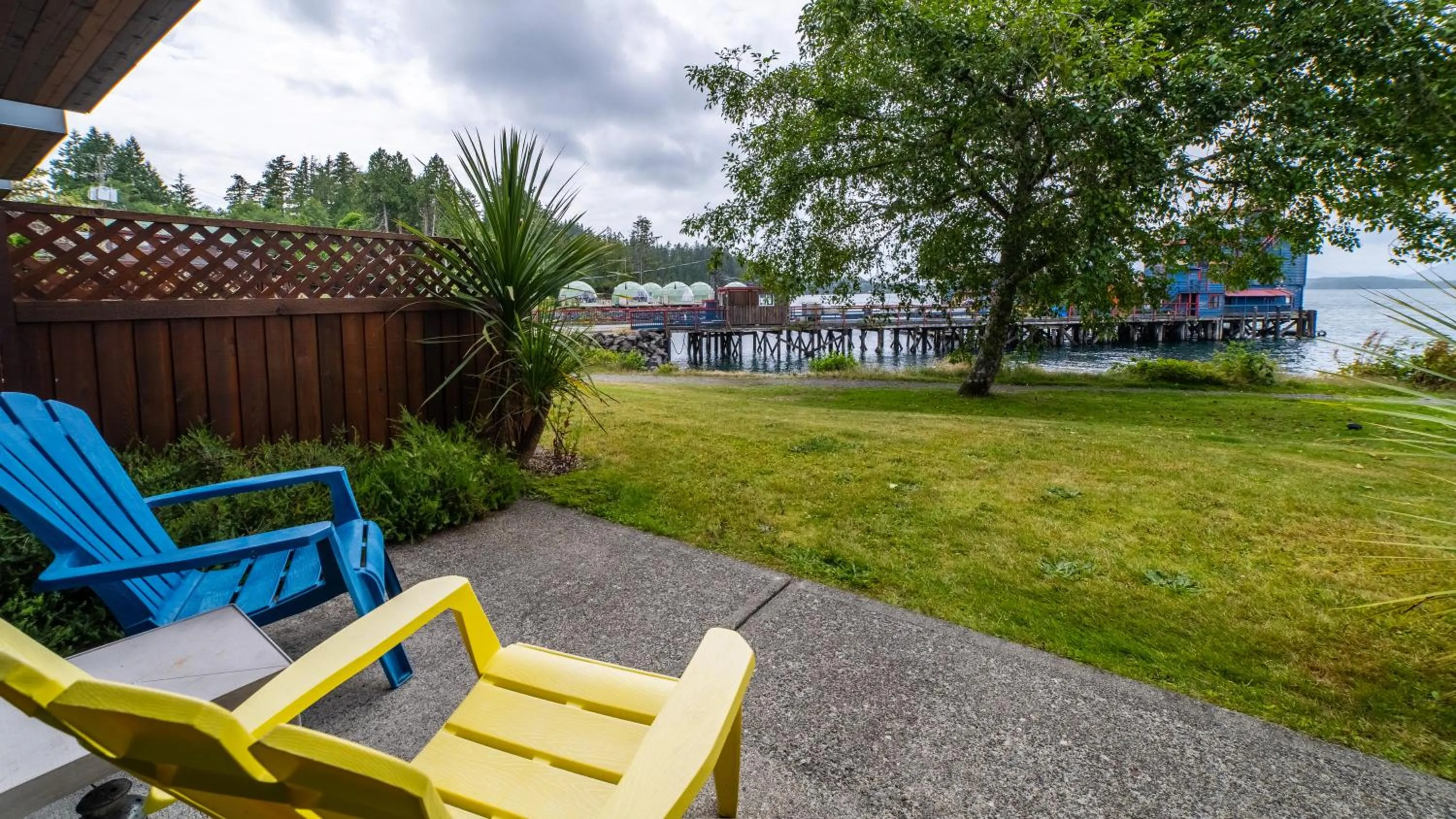 Patio in Island Village Properties at Fred Tibbs