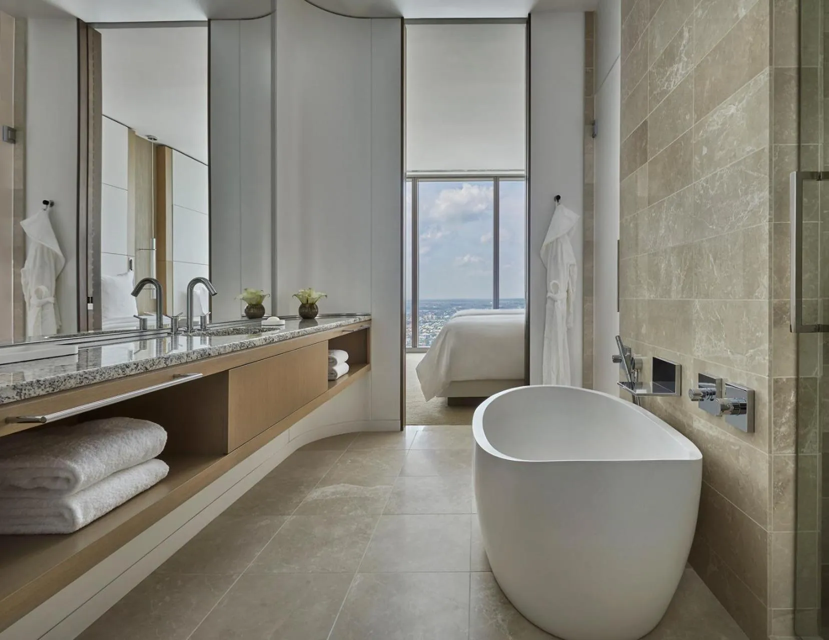 Bathroom in Four Seasons Hotel Philadelphia at Comcast Center
