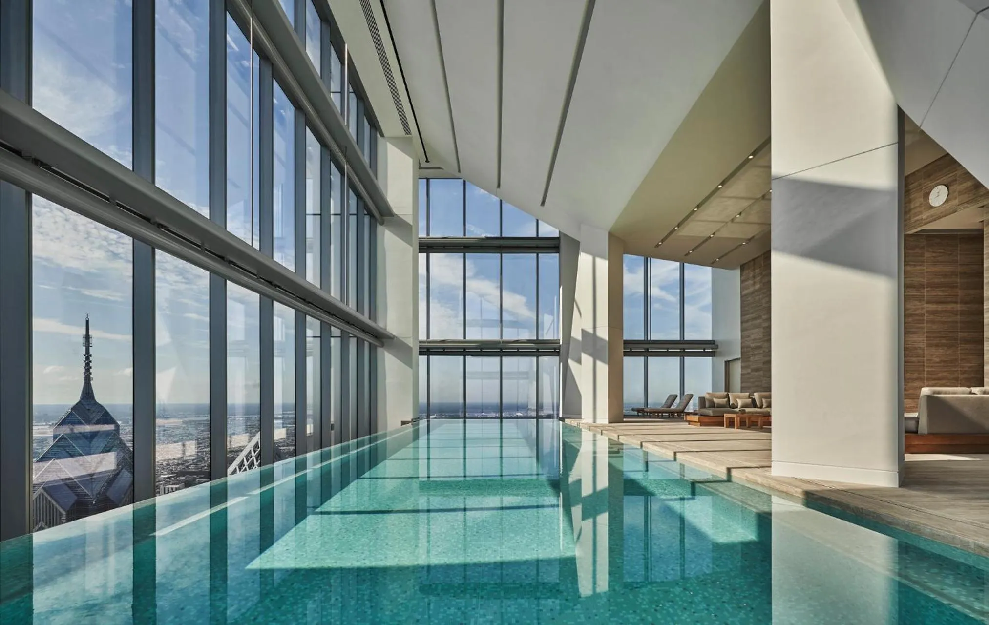 Swimming pool in Four Seasons Hotel Philadelphia at Comcast Center