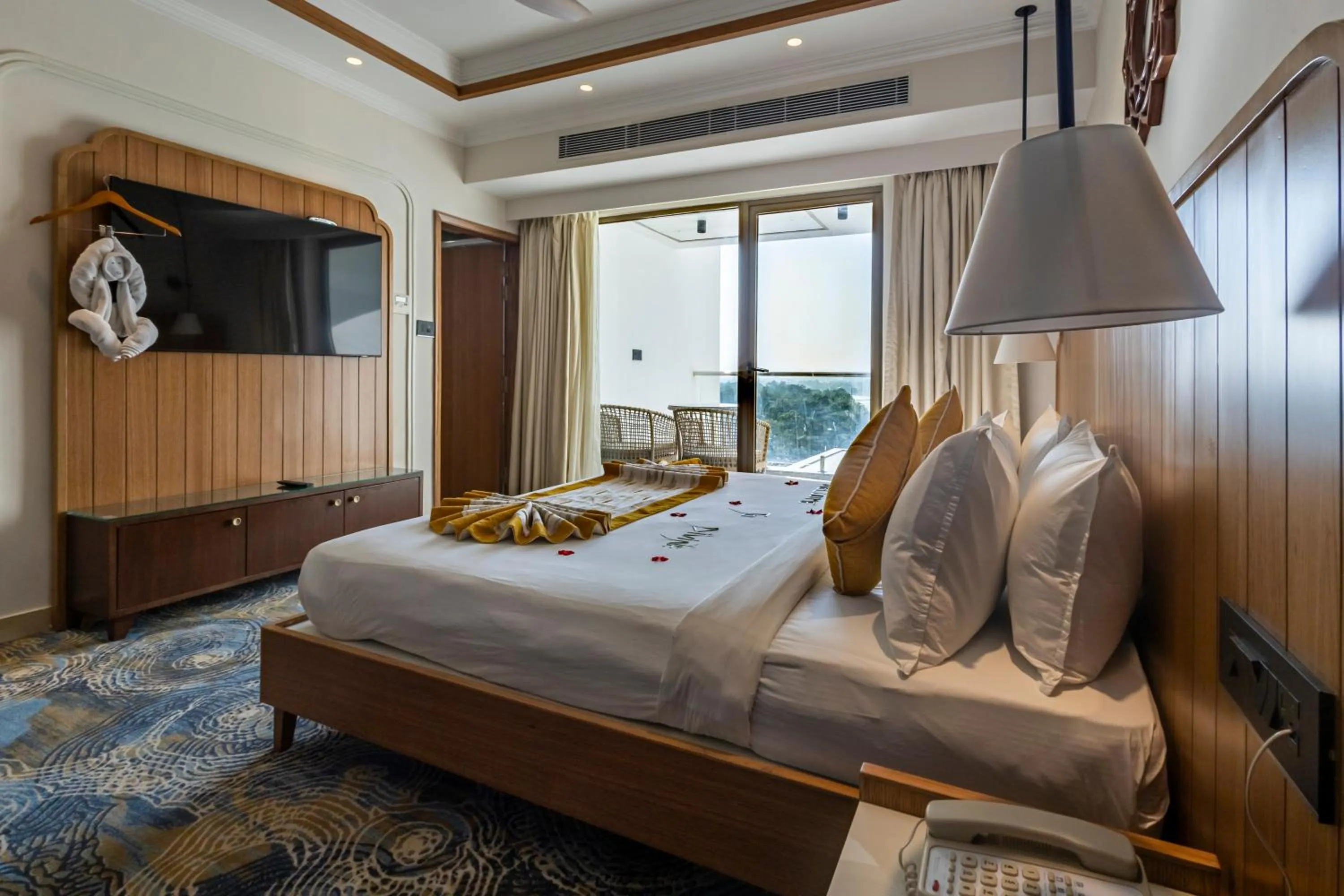 Bed in Divine Resort & Spa