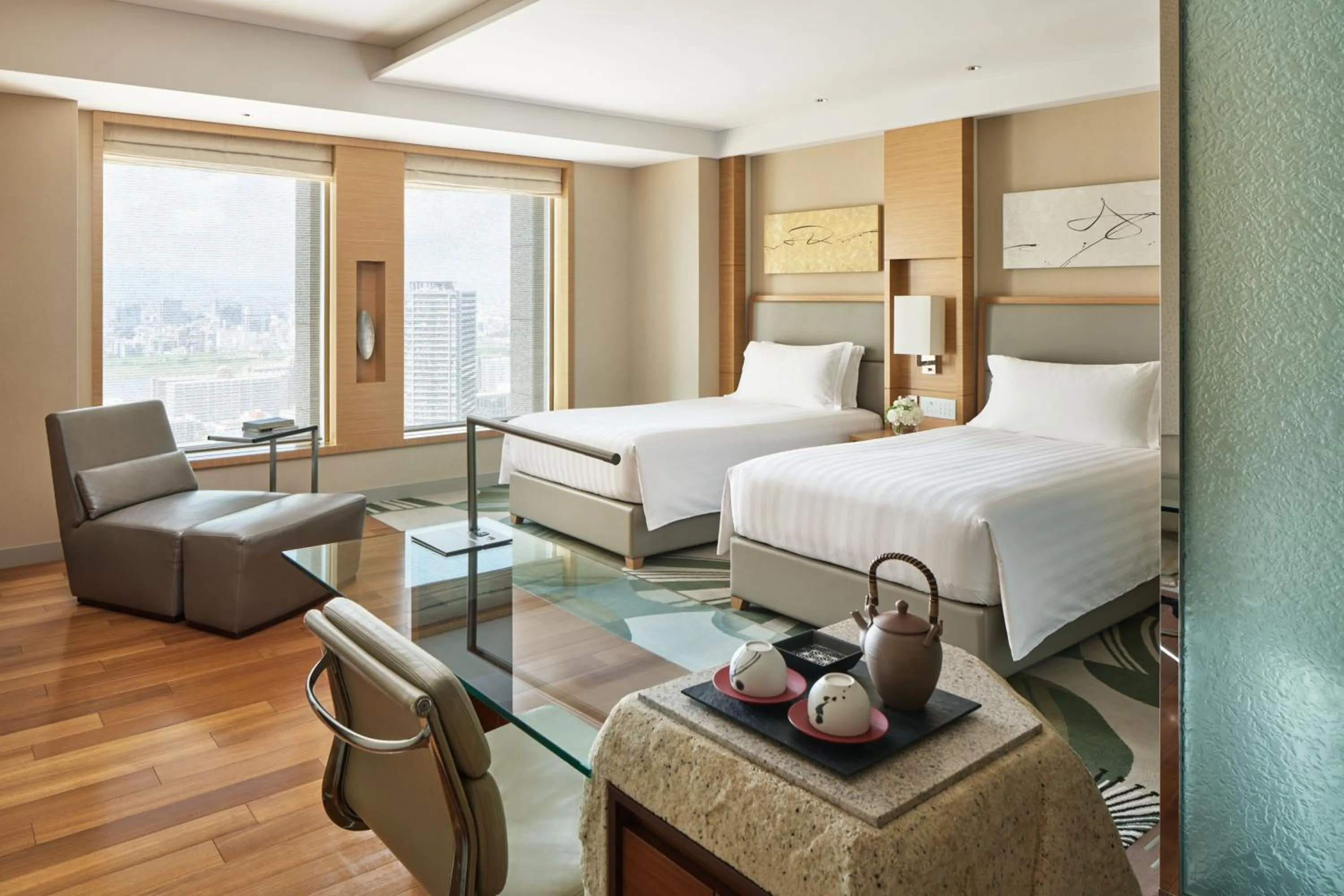 Photo of the whole room, Bed in InterContinental Hotel Osaka by IHG