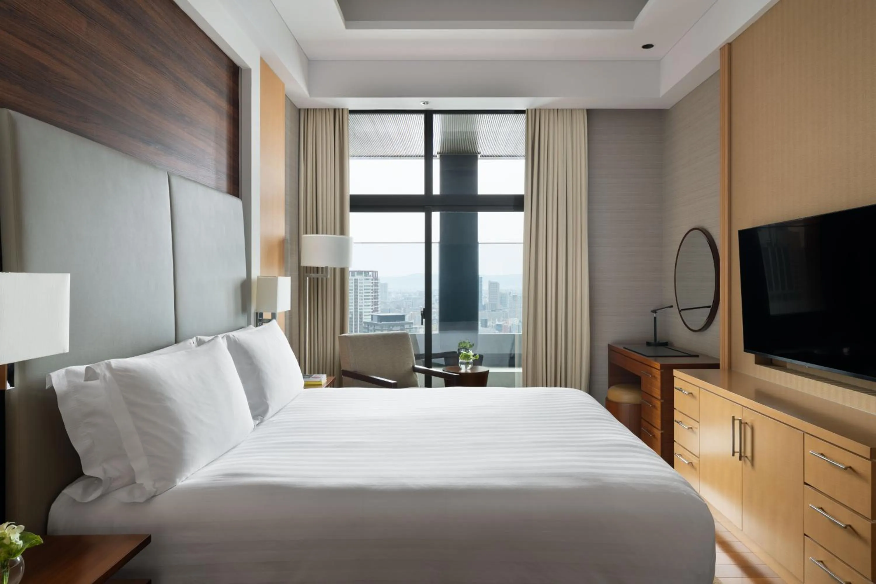 Bed in InterContinental Hotel Osaka by IHG