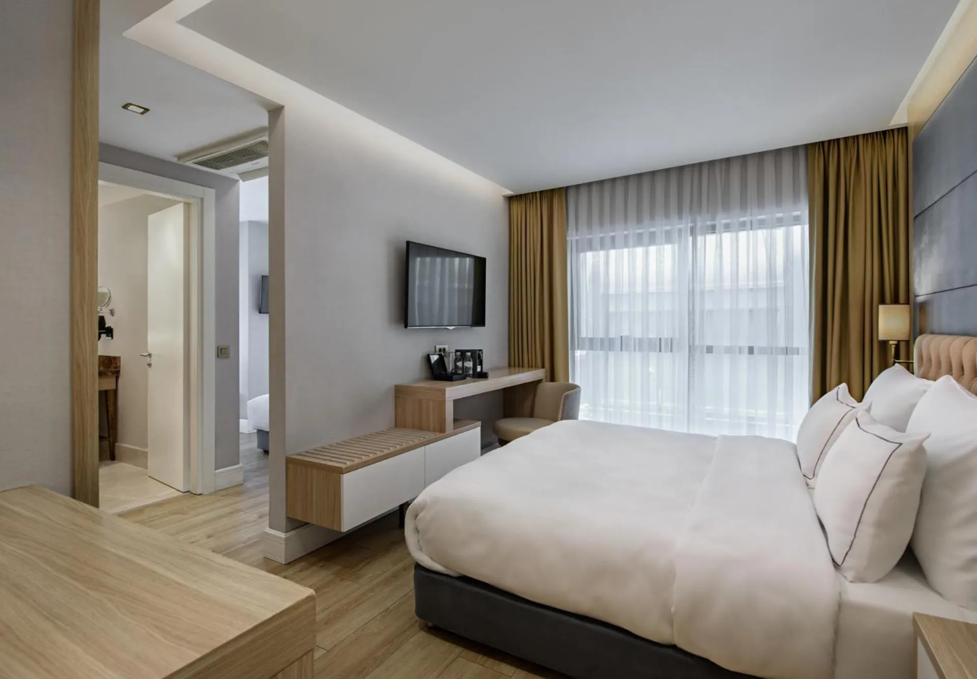 Bed in Gleam Bomonti Hotel