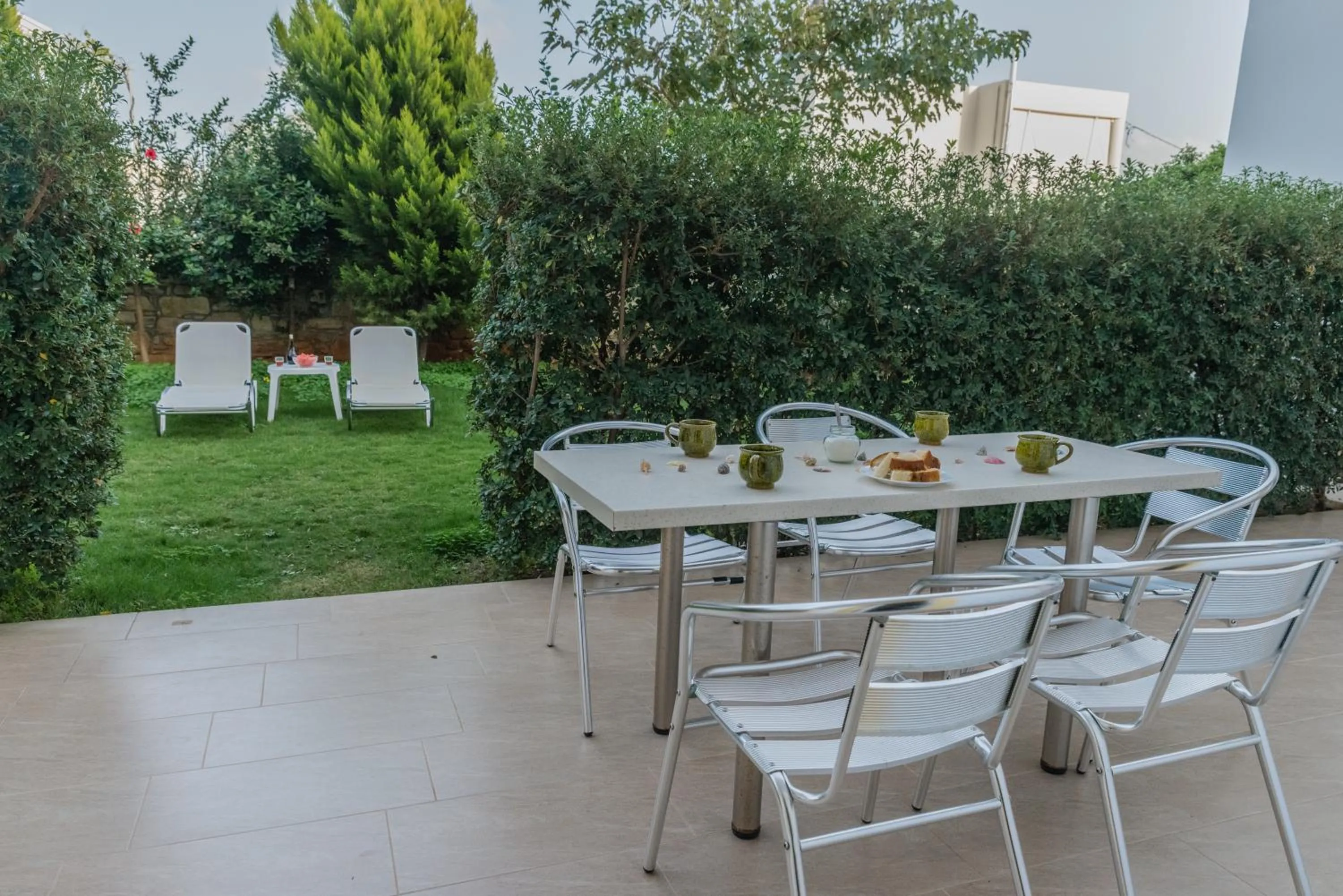 Patio in Arsinoi Studios and Apartments