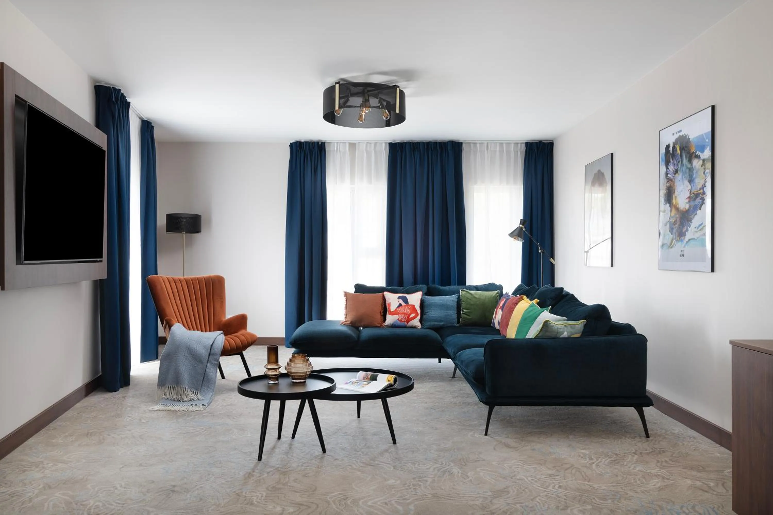 Seating area in Focus Hotel Premium Lublin