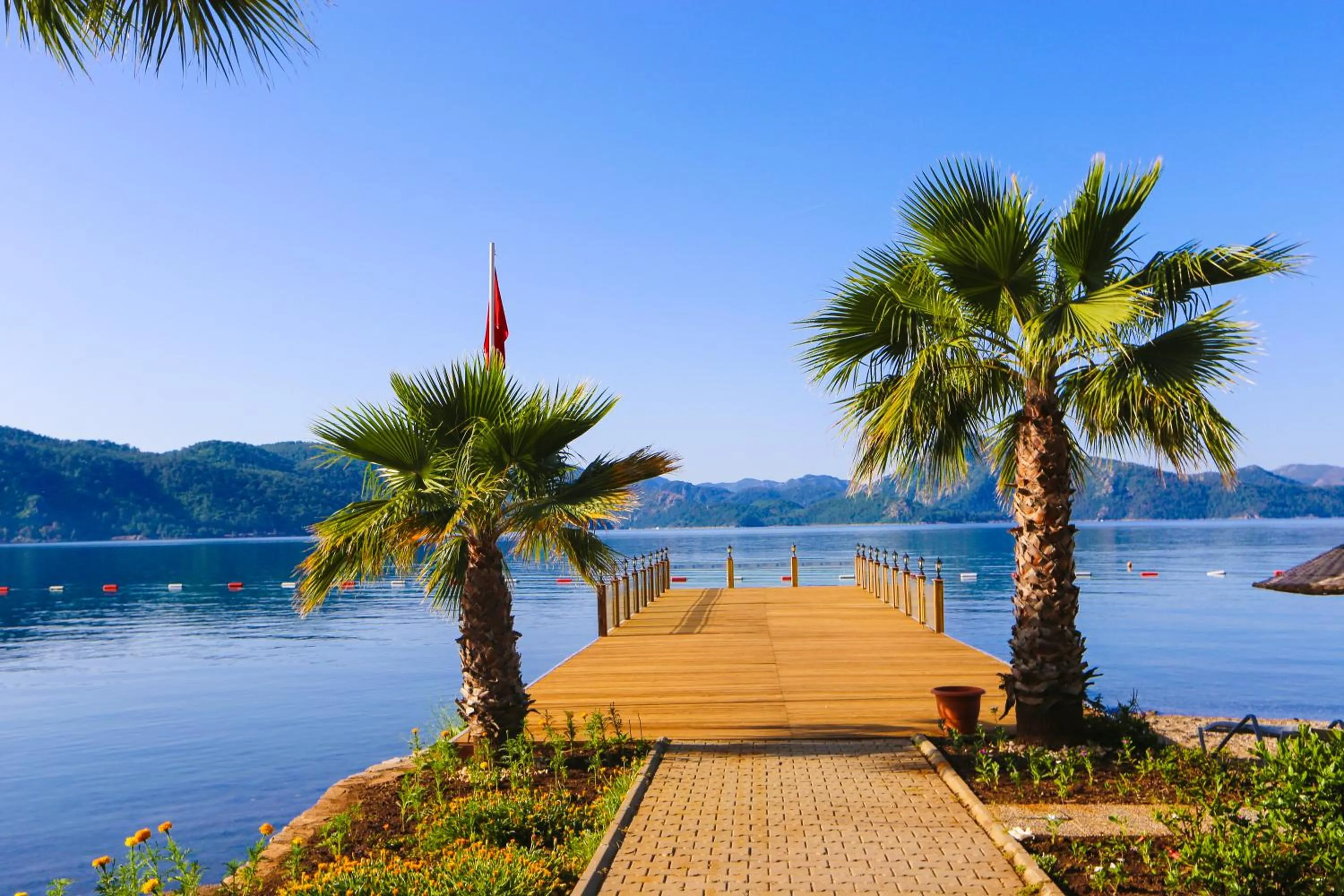 Natural landscape in Fortezza Beach Resort
