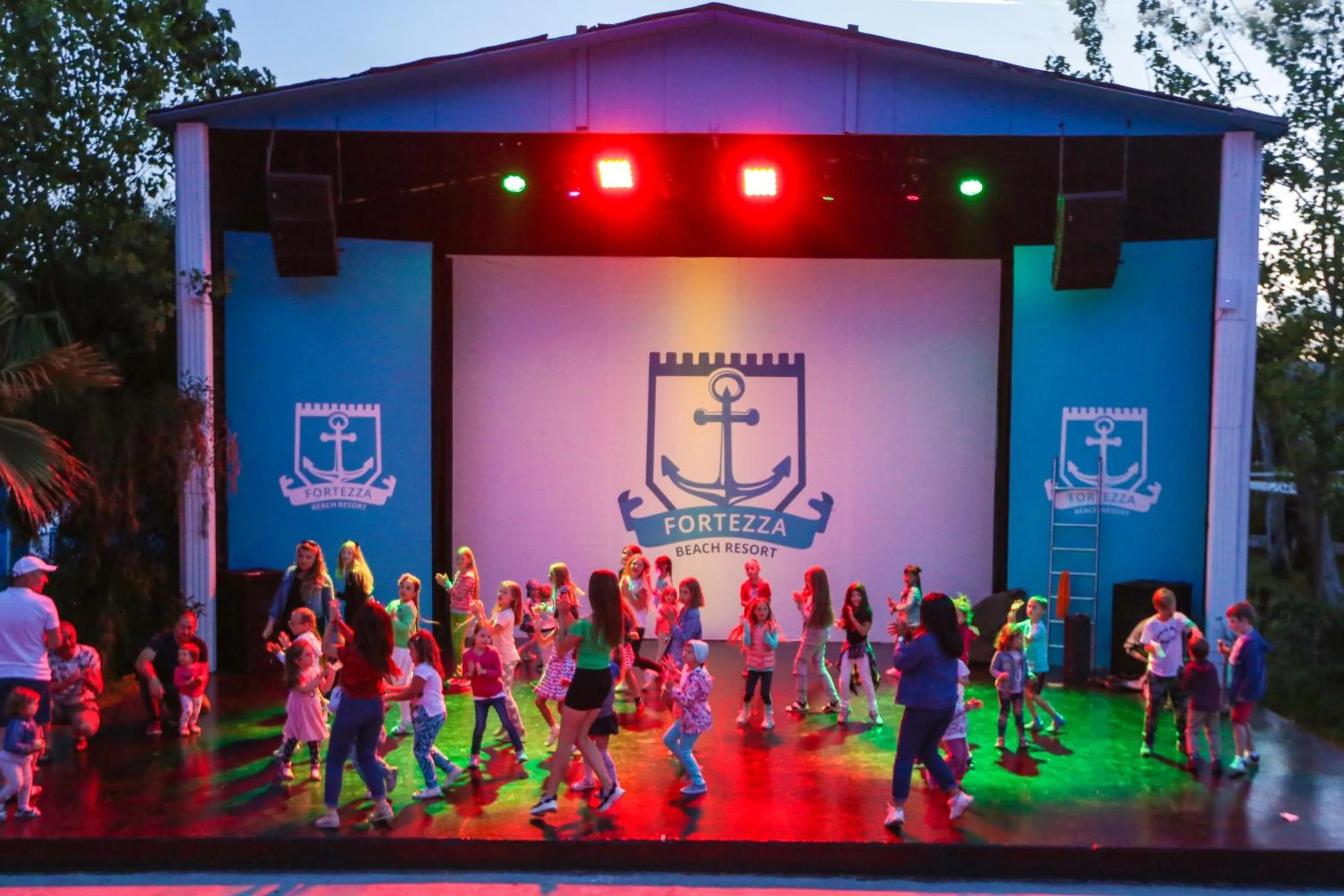 Children play ground in Fortezza Beach Resort