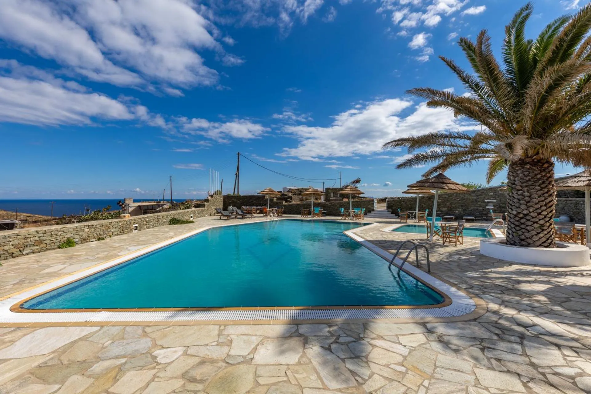 Pool view in Lighthouse Hotel