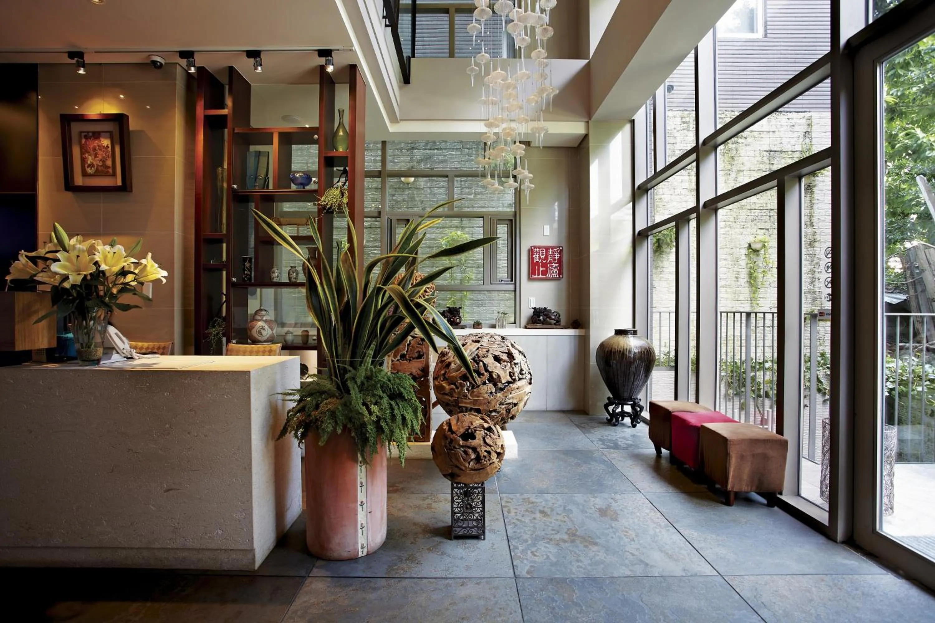 Lobby or reception in Micasa Hotel