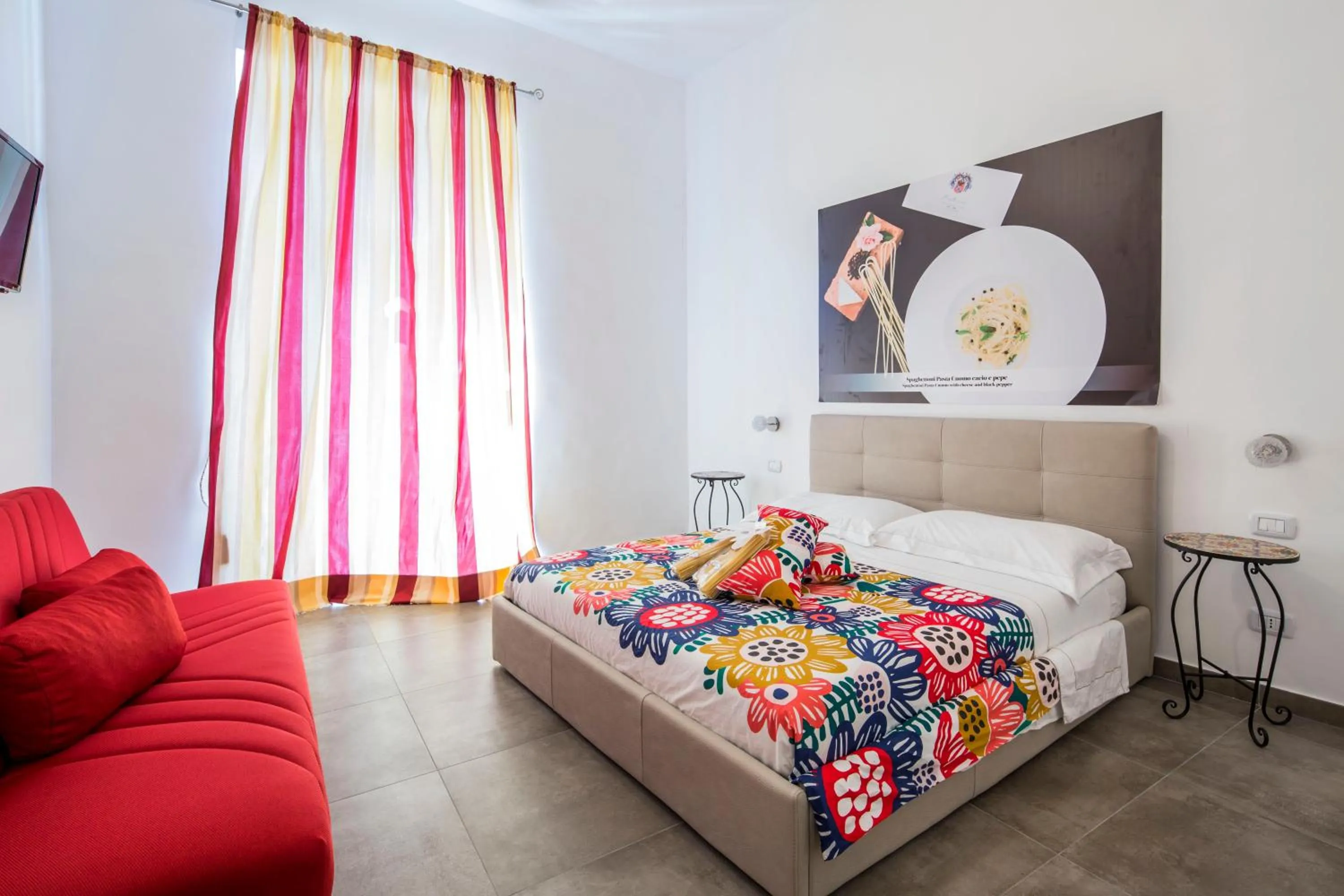 Bed in b&b Pasta Cuomo