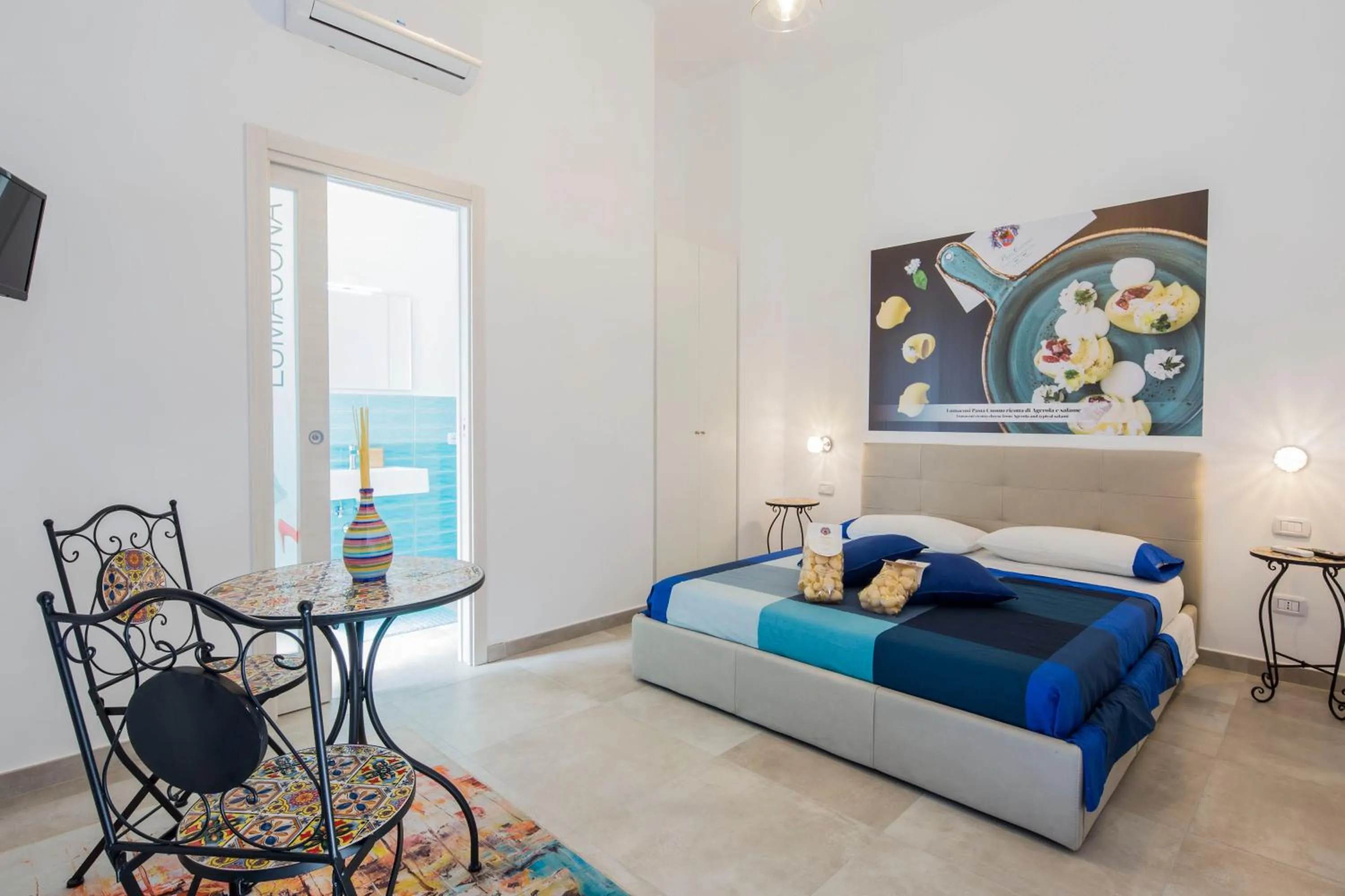 Bed in B&B Pasta Cuomo