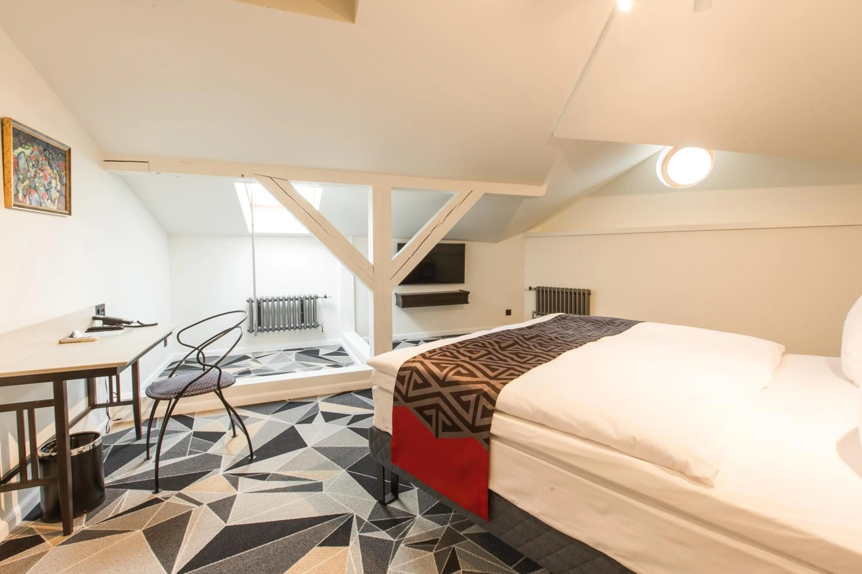 TV and multimedia, Bed in Art Hotel Roma