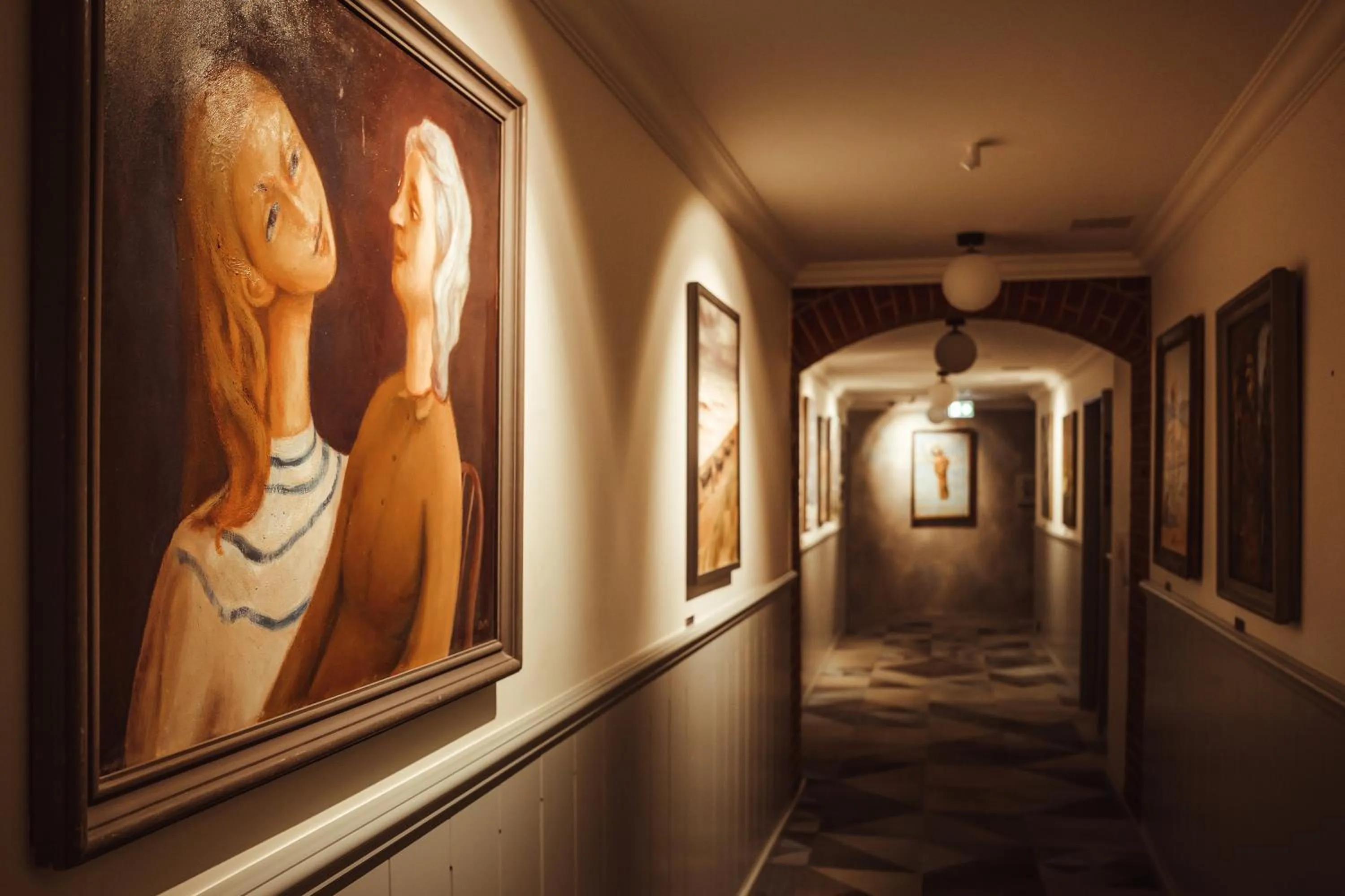 Decorative detail in Art Hotel Roma