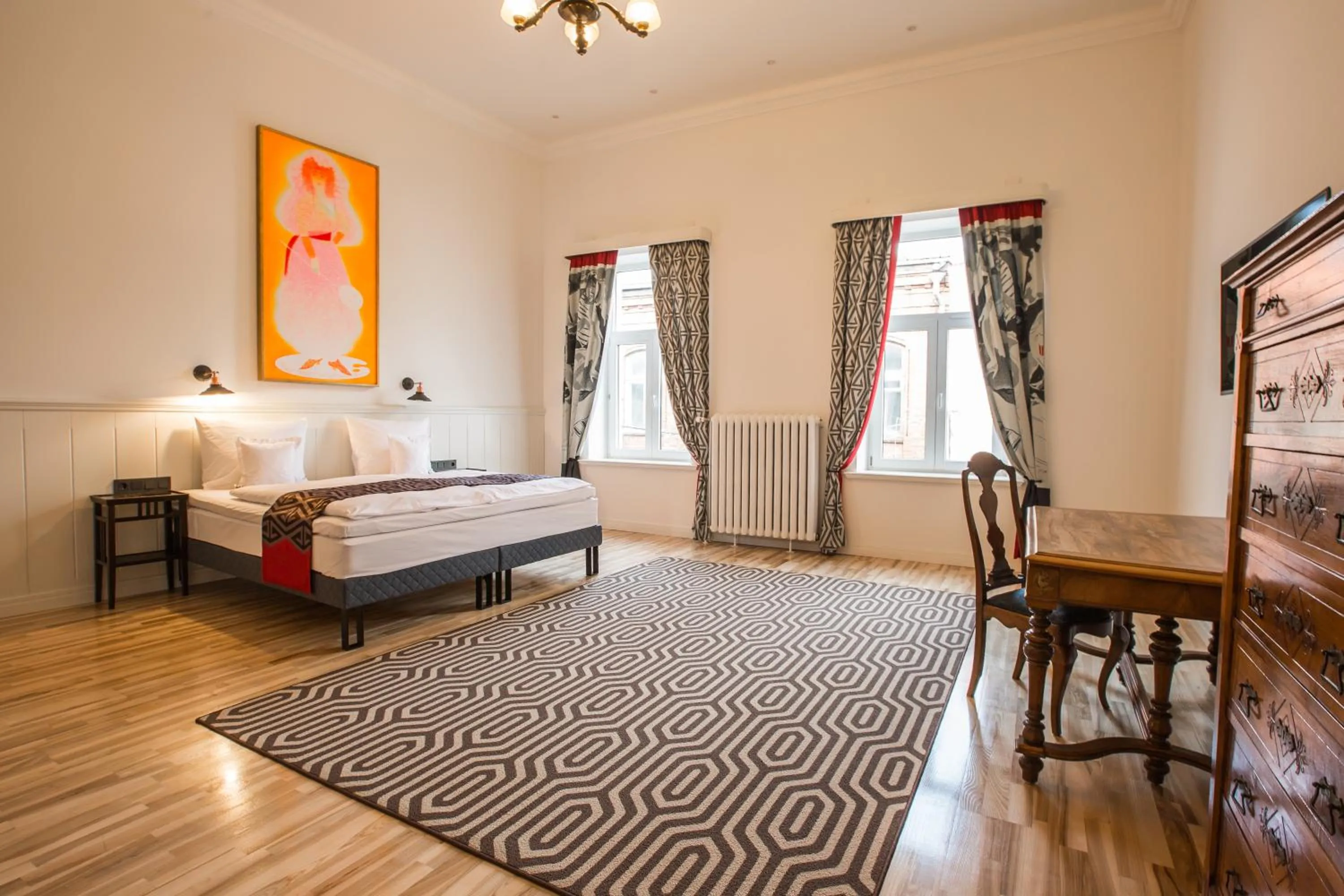 Living room, Bed in Art Hotel Roma