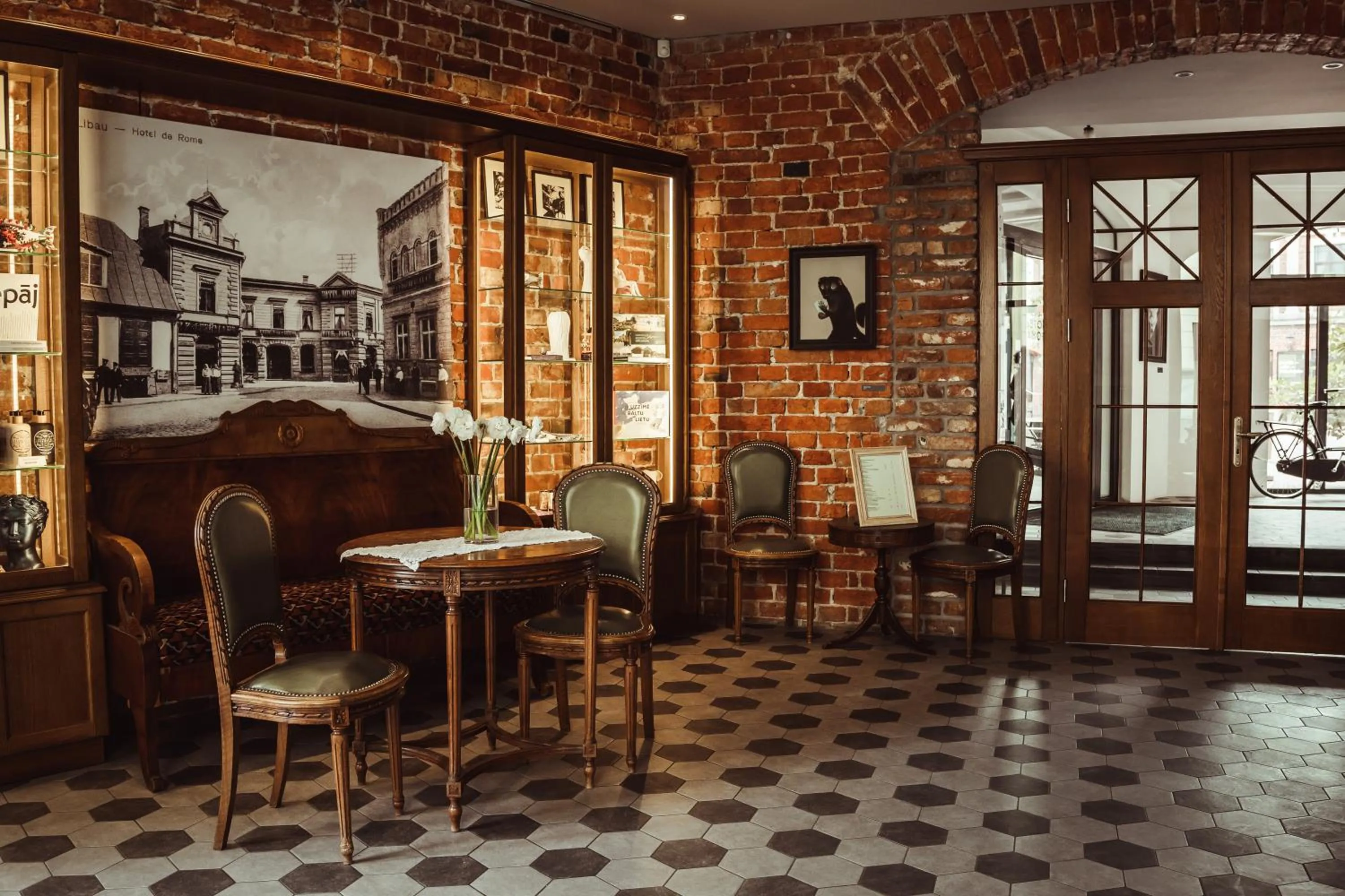 Seating area in Art Hotel Roma