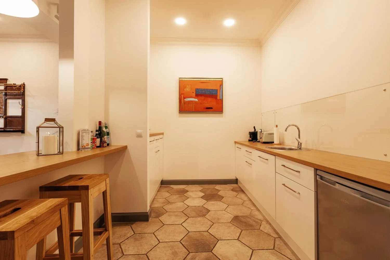 kitchen in Art Hotel Roma