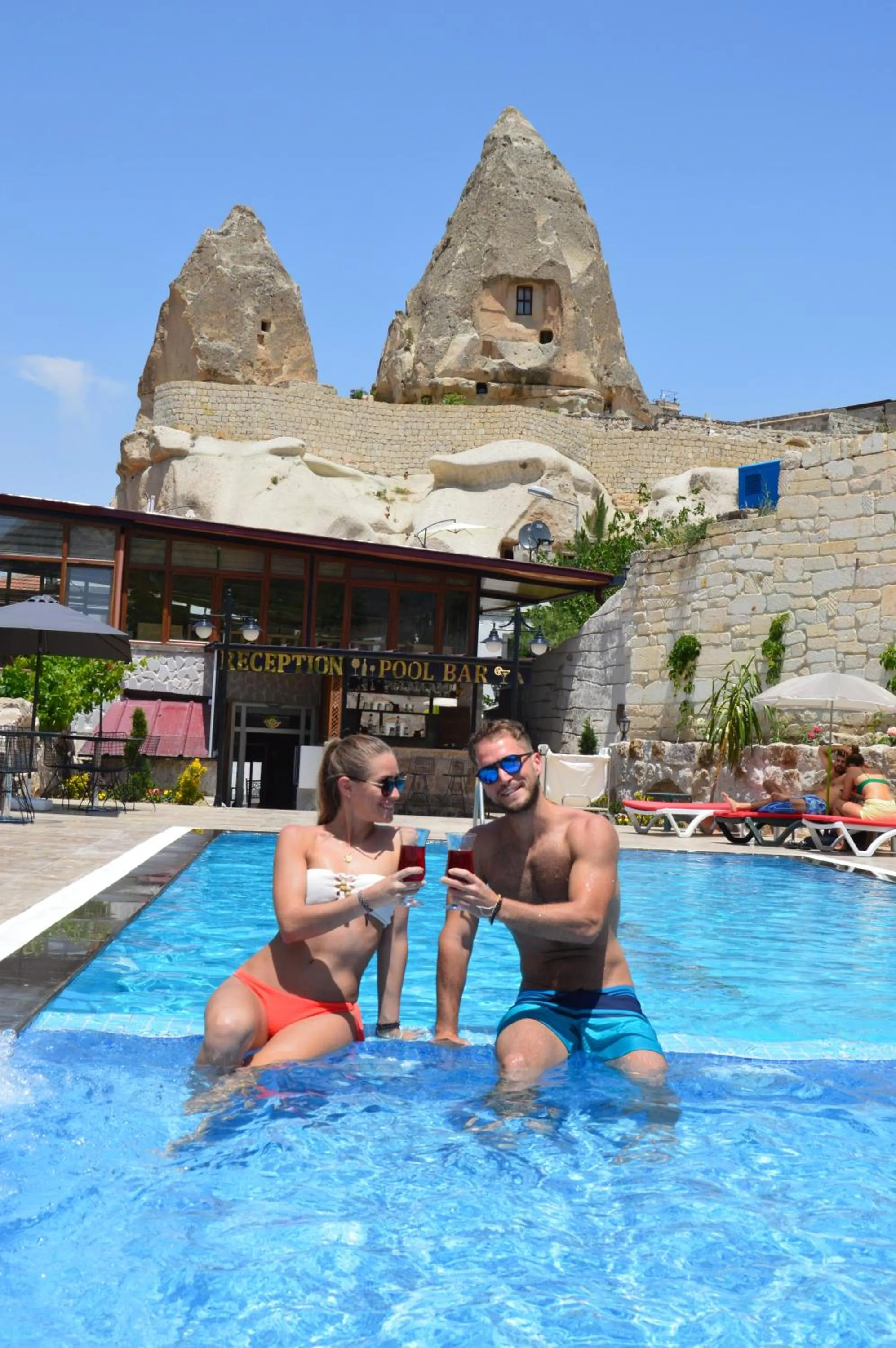 Swimming pool in Grand Elite Cave Suites
