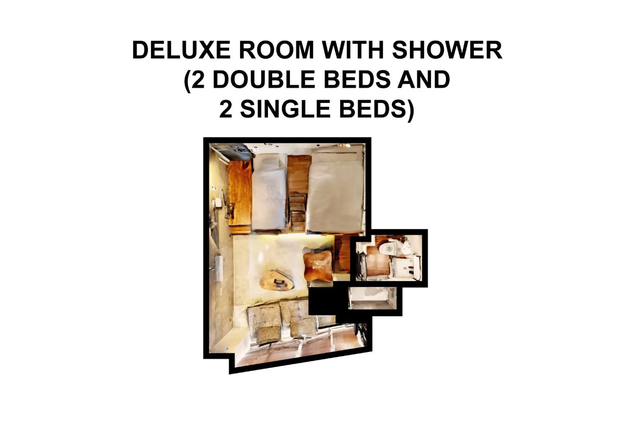 Floor plan in ZONK HOTEL Nakasu-Deaibashi