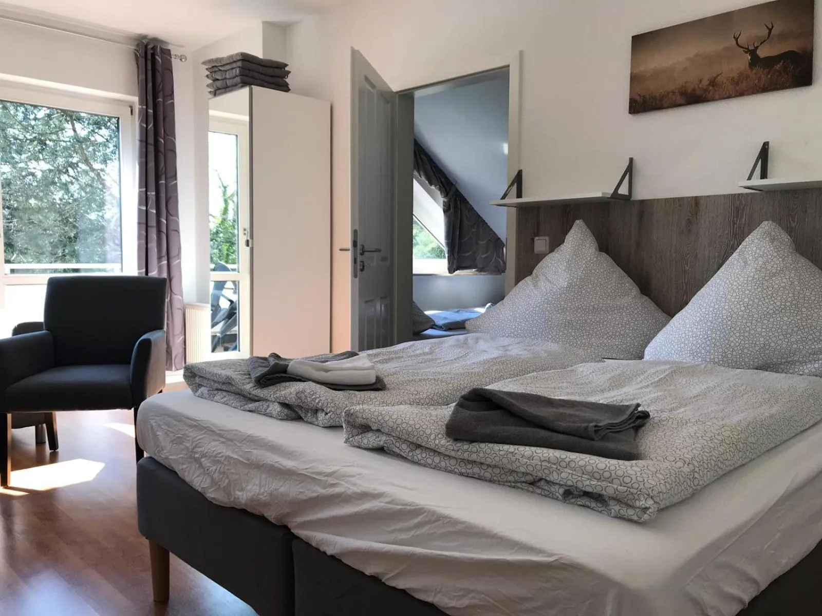 Bed in Wohnen am Wanderweg