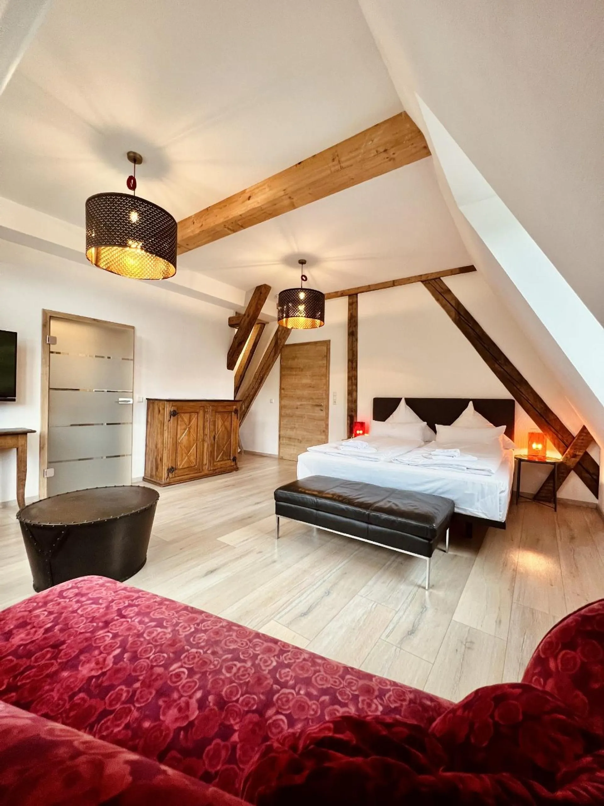 Photo of the whole room, Bed in Hotel Villa Vie Cochem
