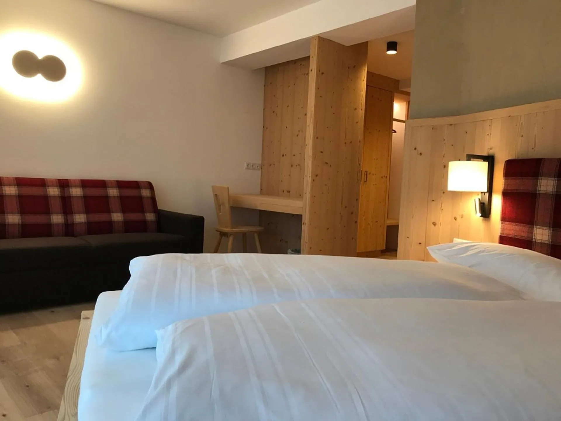 Bed in Hotel Schoenblick