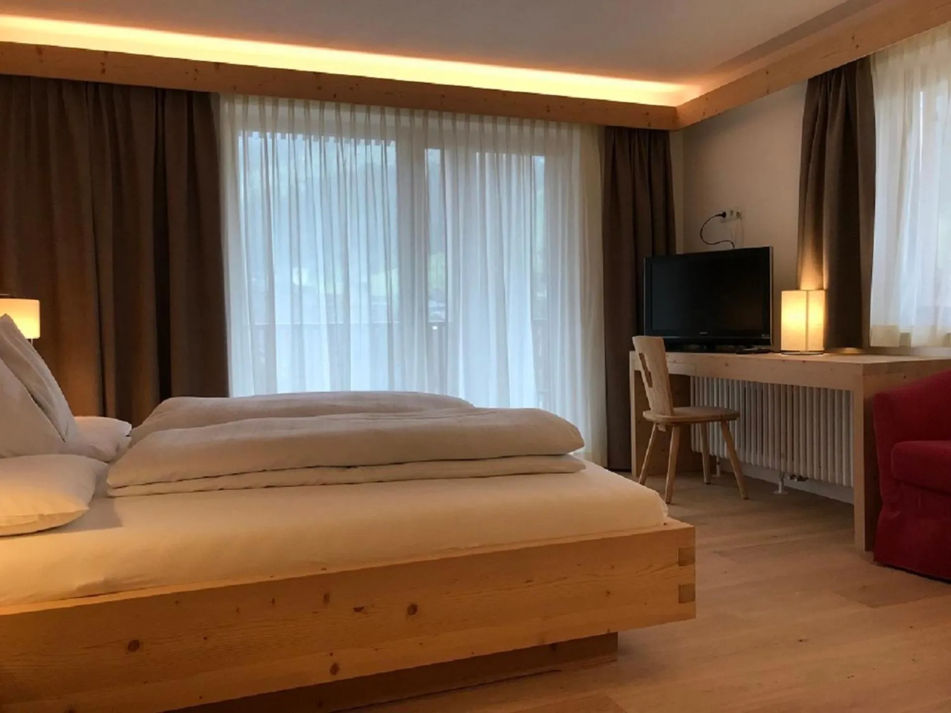 Bed in Hotel Schoenblick