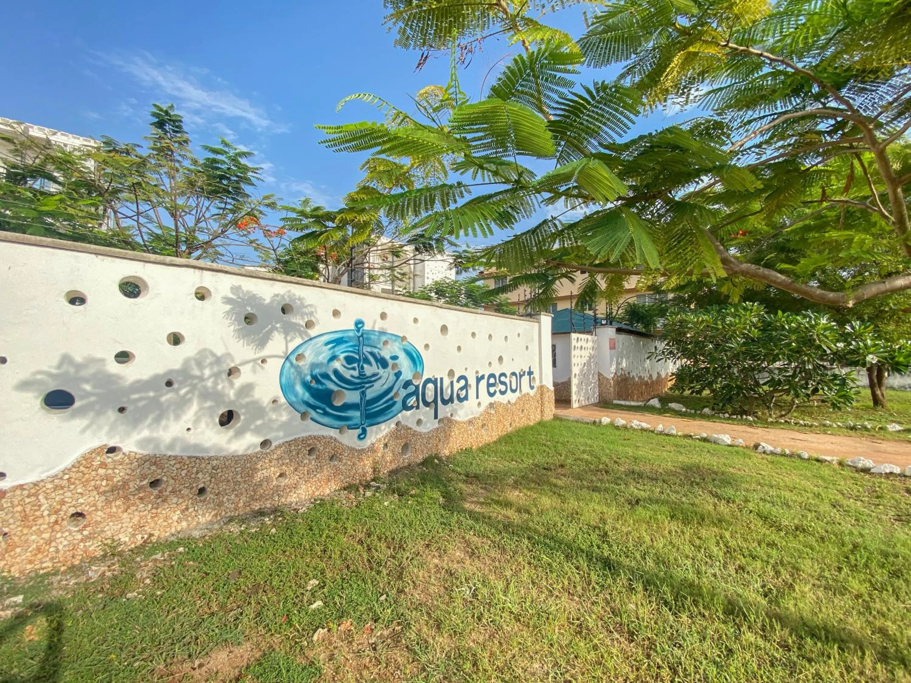 Facade/entrance in Aqua Resort