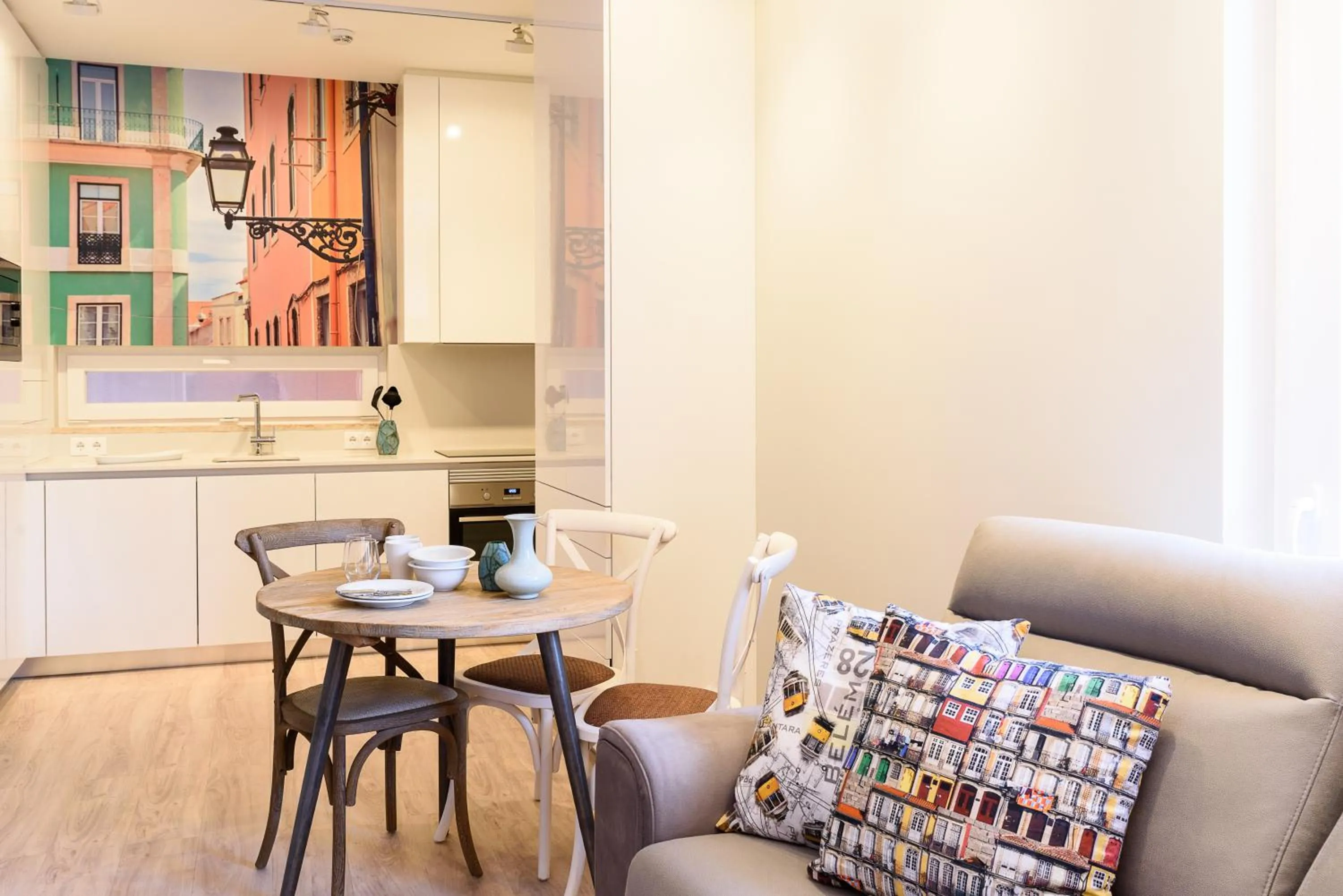 Kitchen or kitchenette in Sitio dos Cavaleiros Daily Serviced Apartments