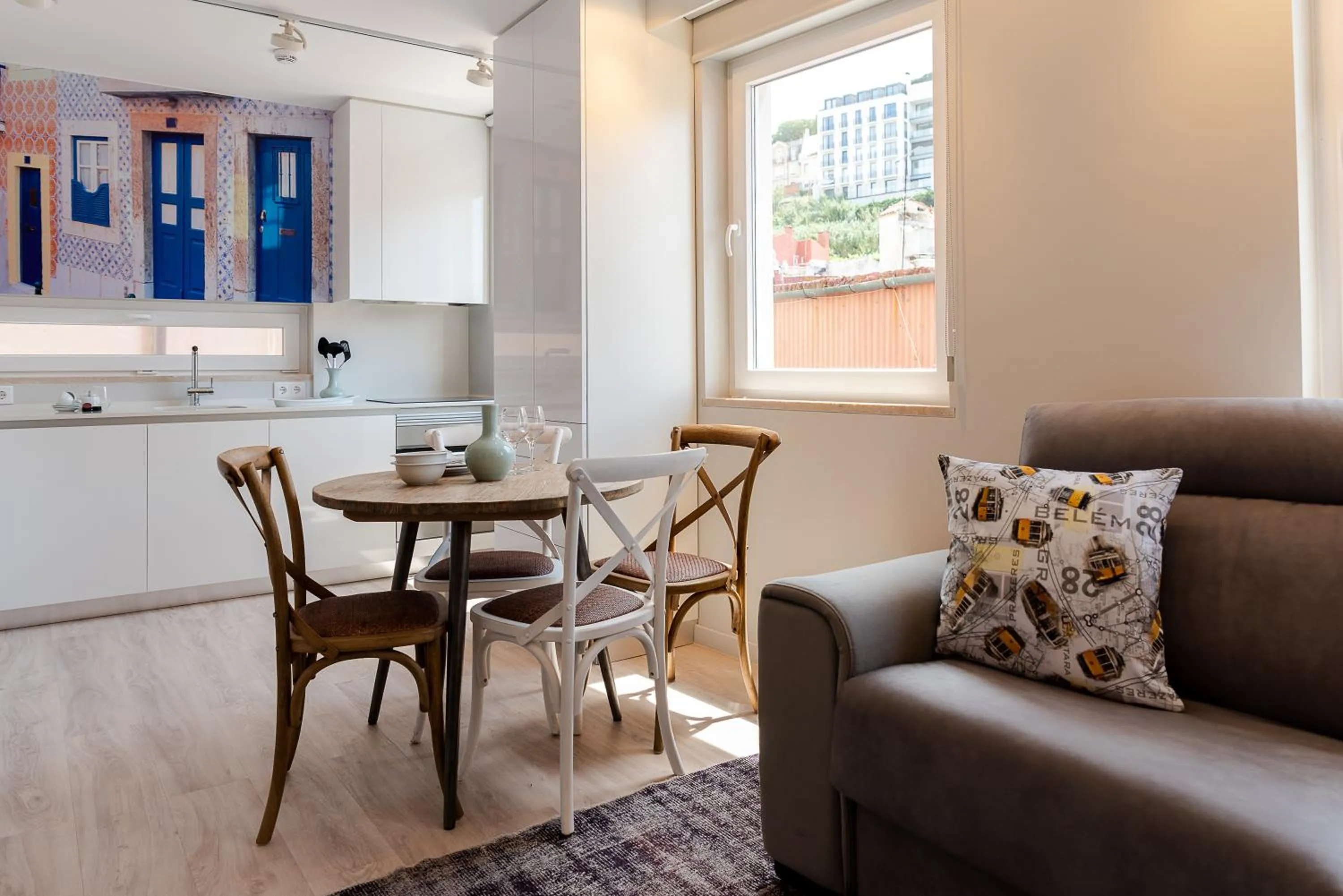 Kitchen or kitchenette in Sitio dos Cavaleiros Daily Serviced Apartments