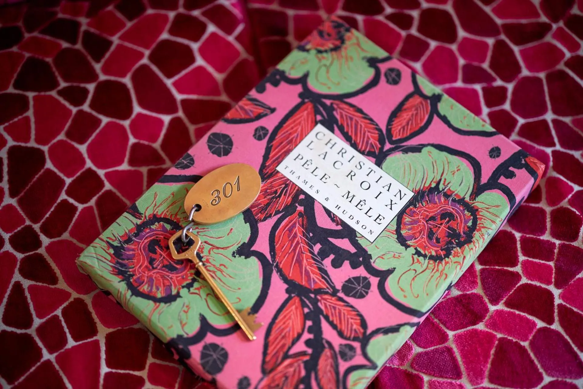 Decorative detail in Hôtel du Petit Moulin, Haute Couture hotel by Lacroix