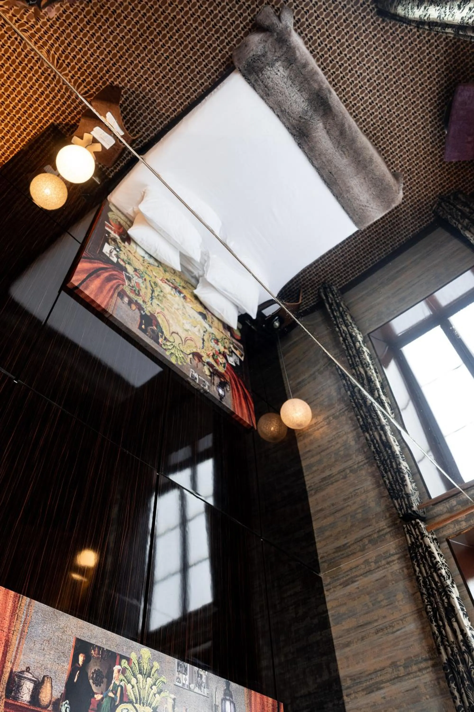 Bedroom in Hôtel du Petit Moulin, Haute Couture hotel by Lacroix