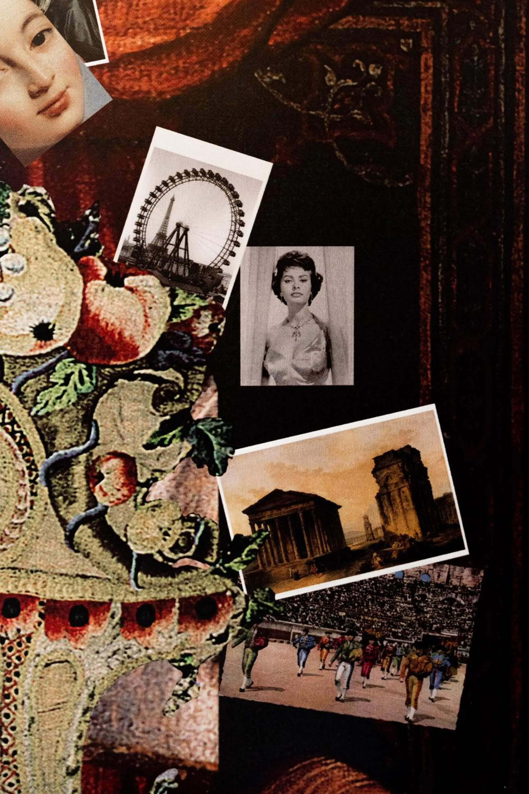 Decorative detail in Hôtel du Petit Moulin, Haute Couture hotel by Lacroix