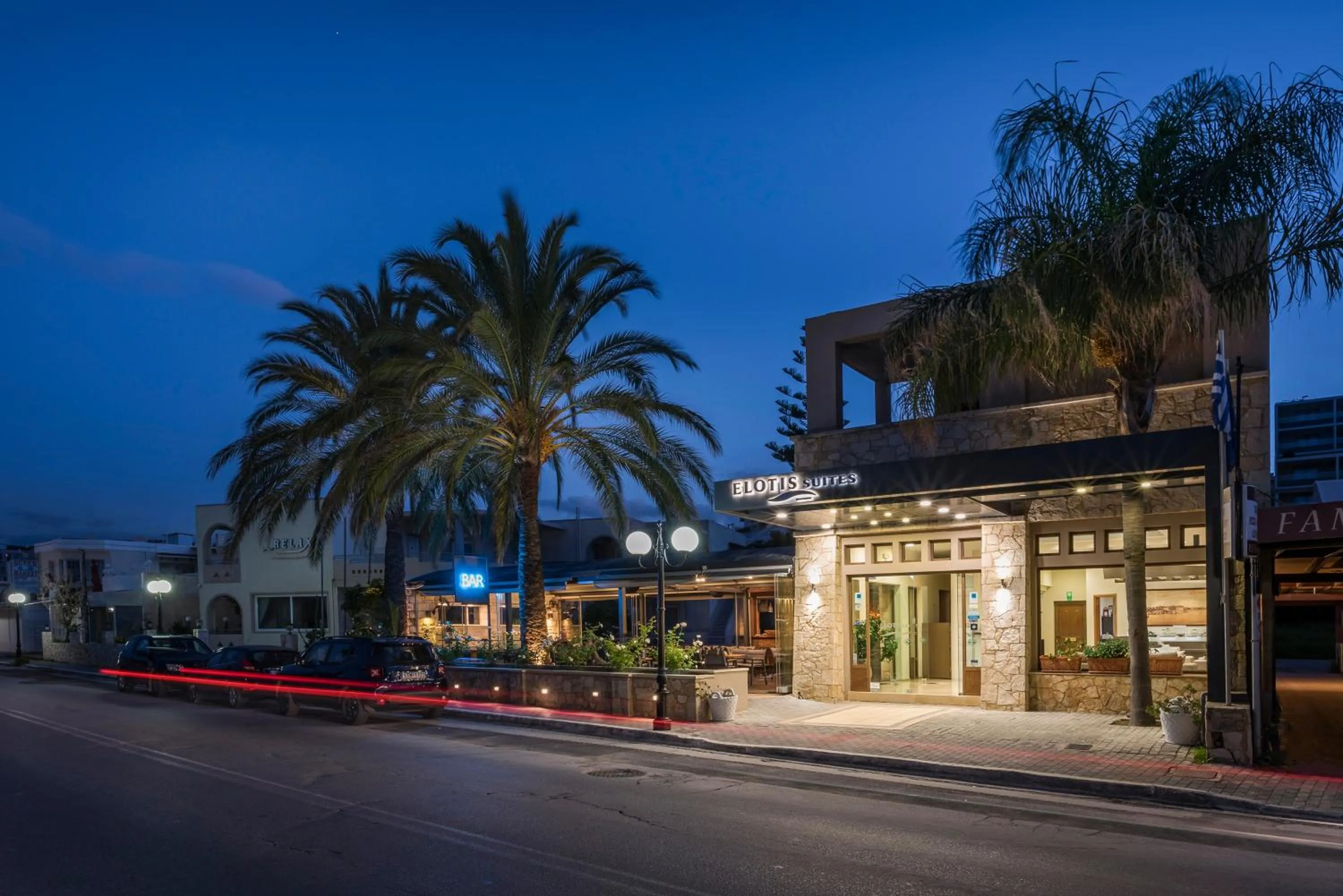 Facade/entrance in Elotis Suites