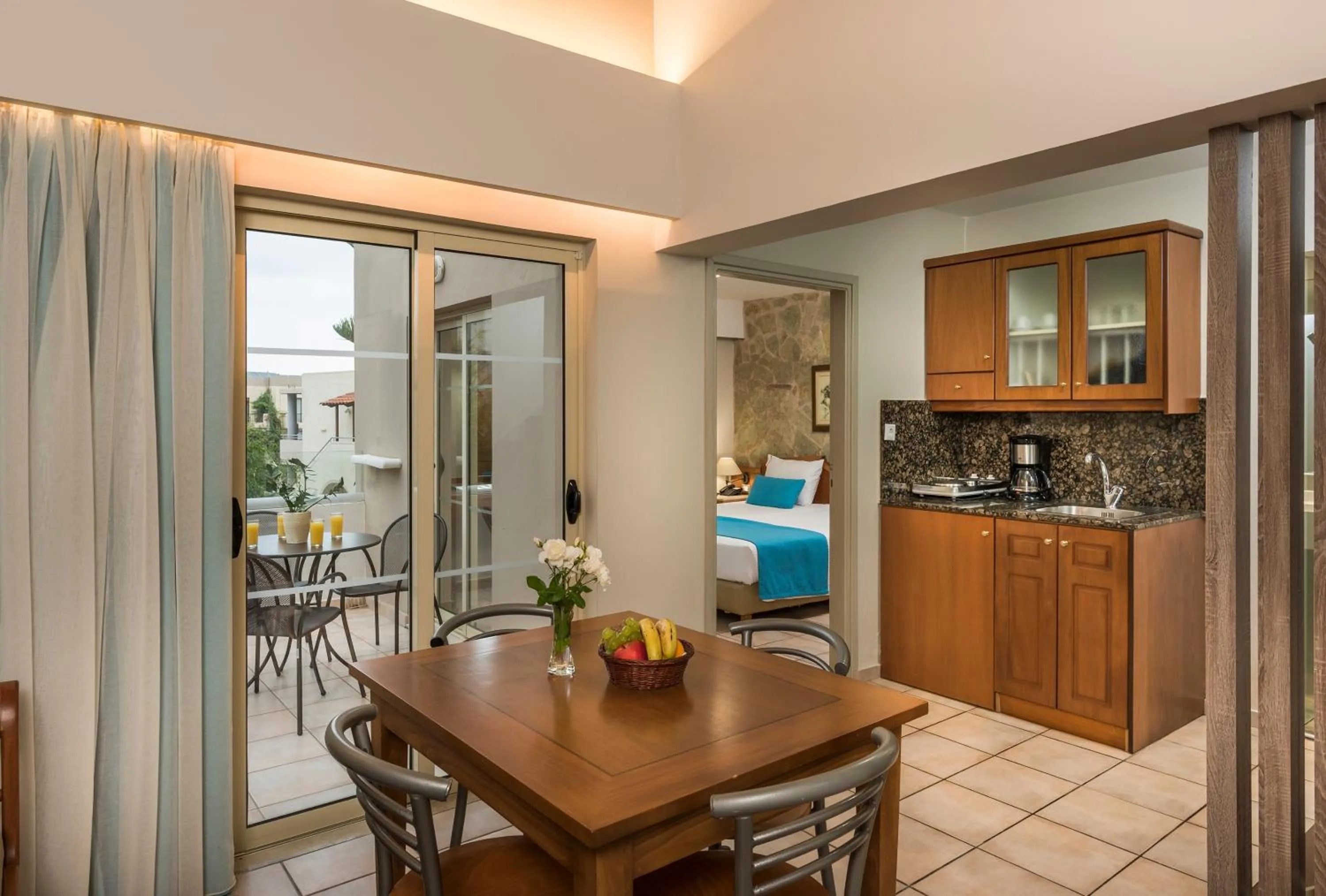 Kitchen or kitchenette in Elotis Suites