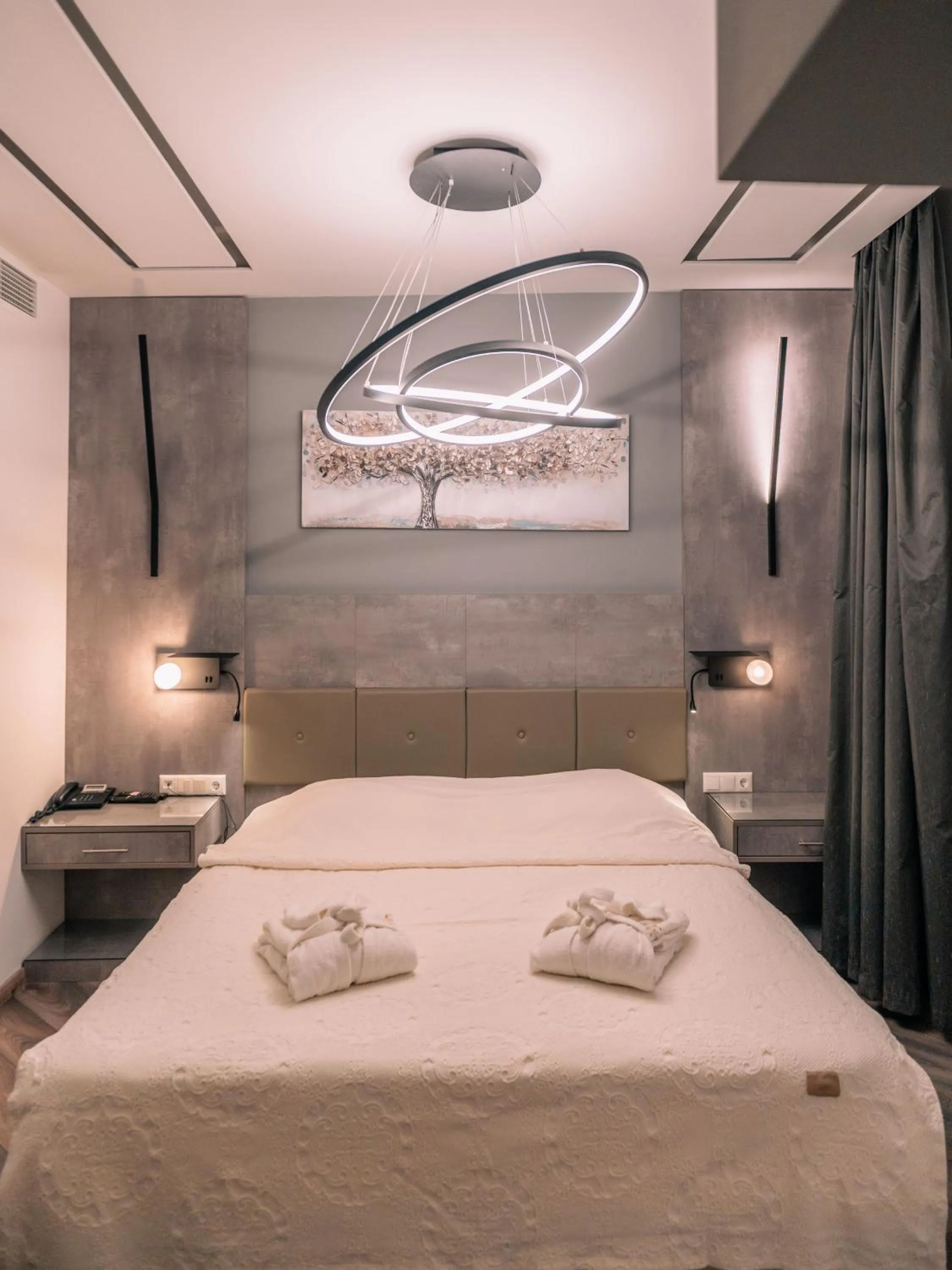 Bed in Pantelidis Hotel & Spa