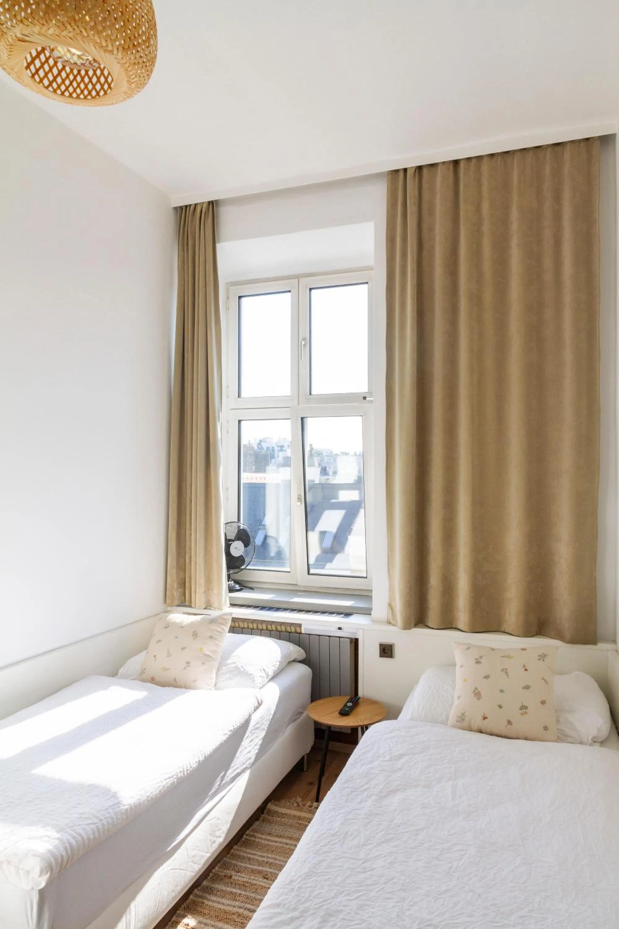 Bed in KIBI Rooms self check-in