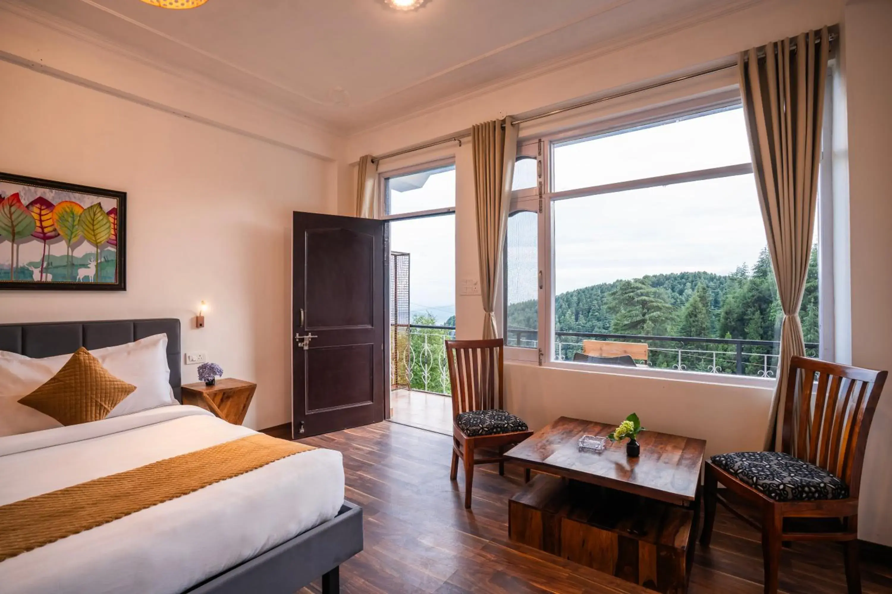 King Room with Spa Bath in Alt Life Stays - Dharamkot Mcleodganj King Room with Spa Bath in Alt Life Stays - Dharamkot Mcleodganj