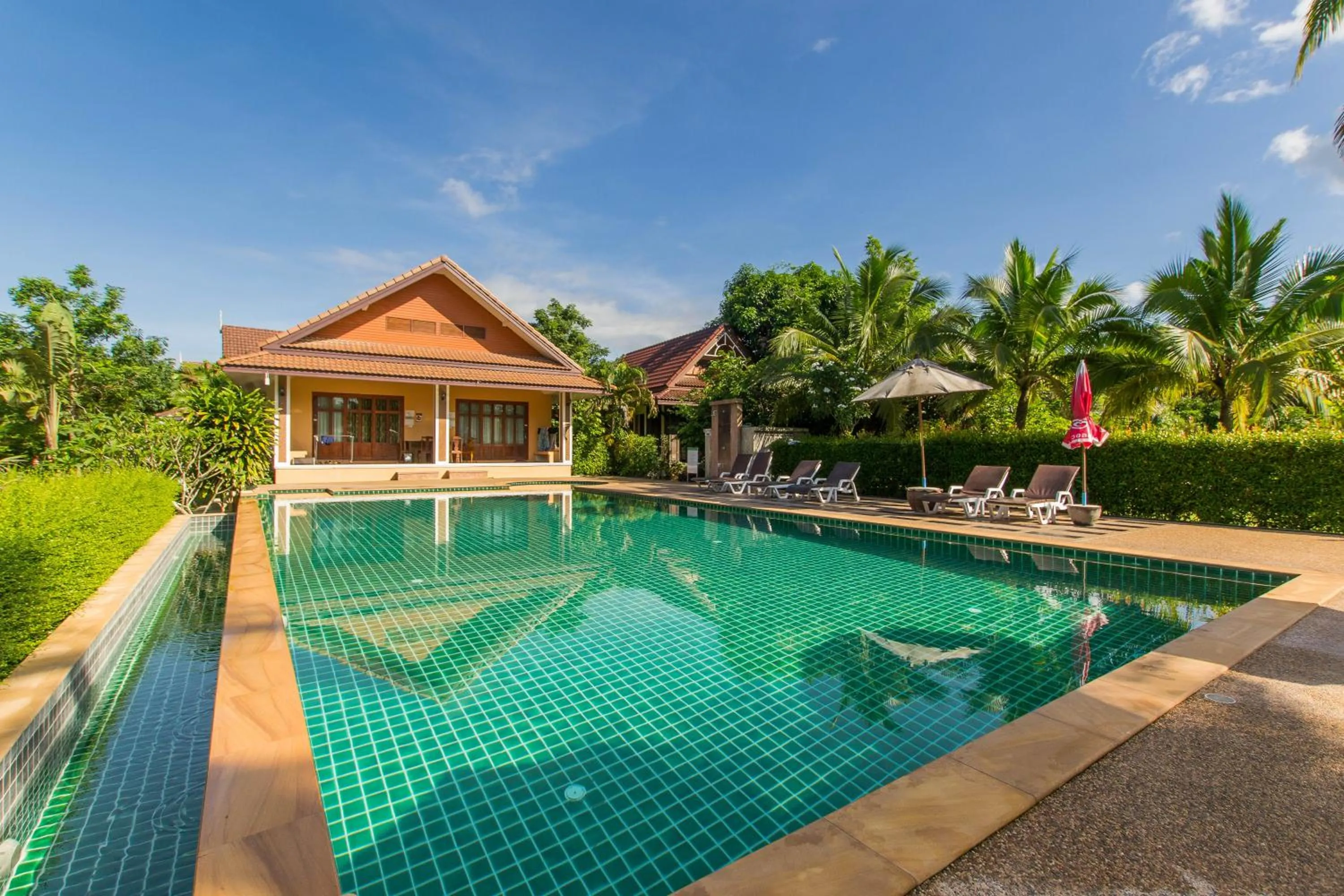 Pool view in Oscar Villa Aonang Krabi