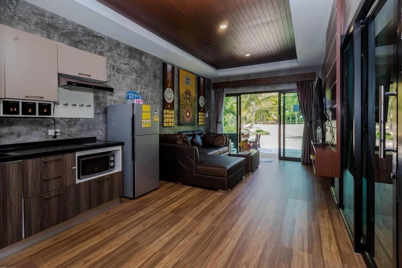 Living room in Oscar Villa Aonang Krabi