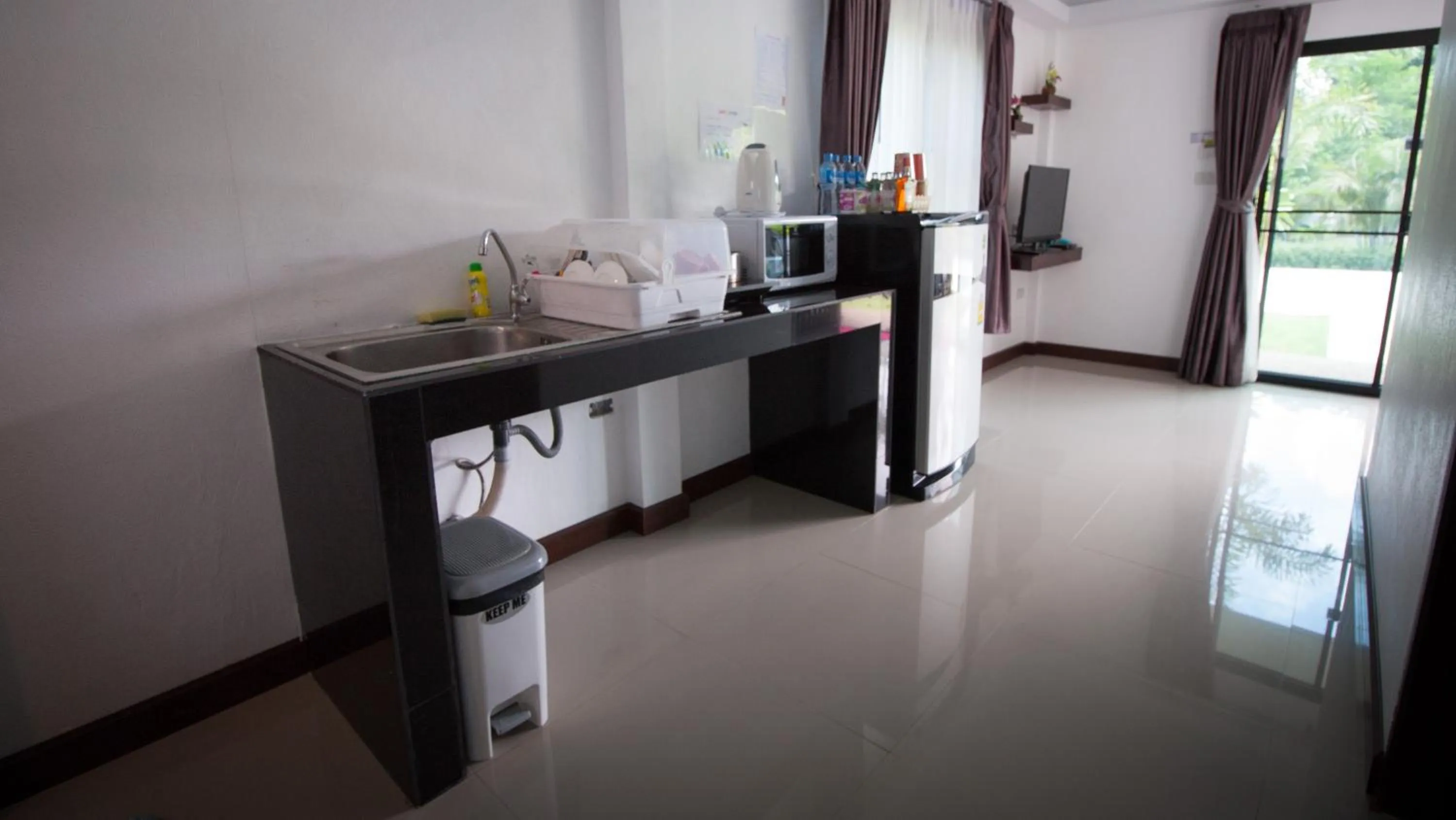 kitchen in Oscar Villa Aonang Krabi